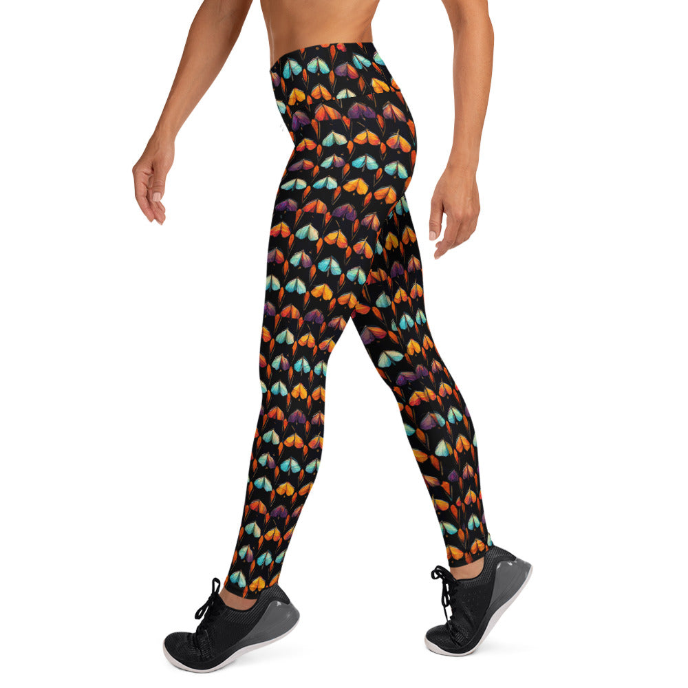 Quilted Wings Yoga Leggings