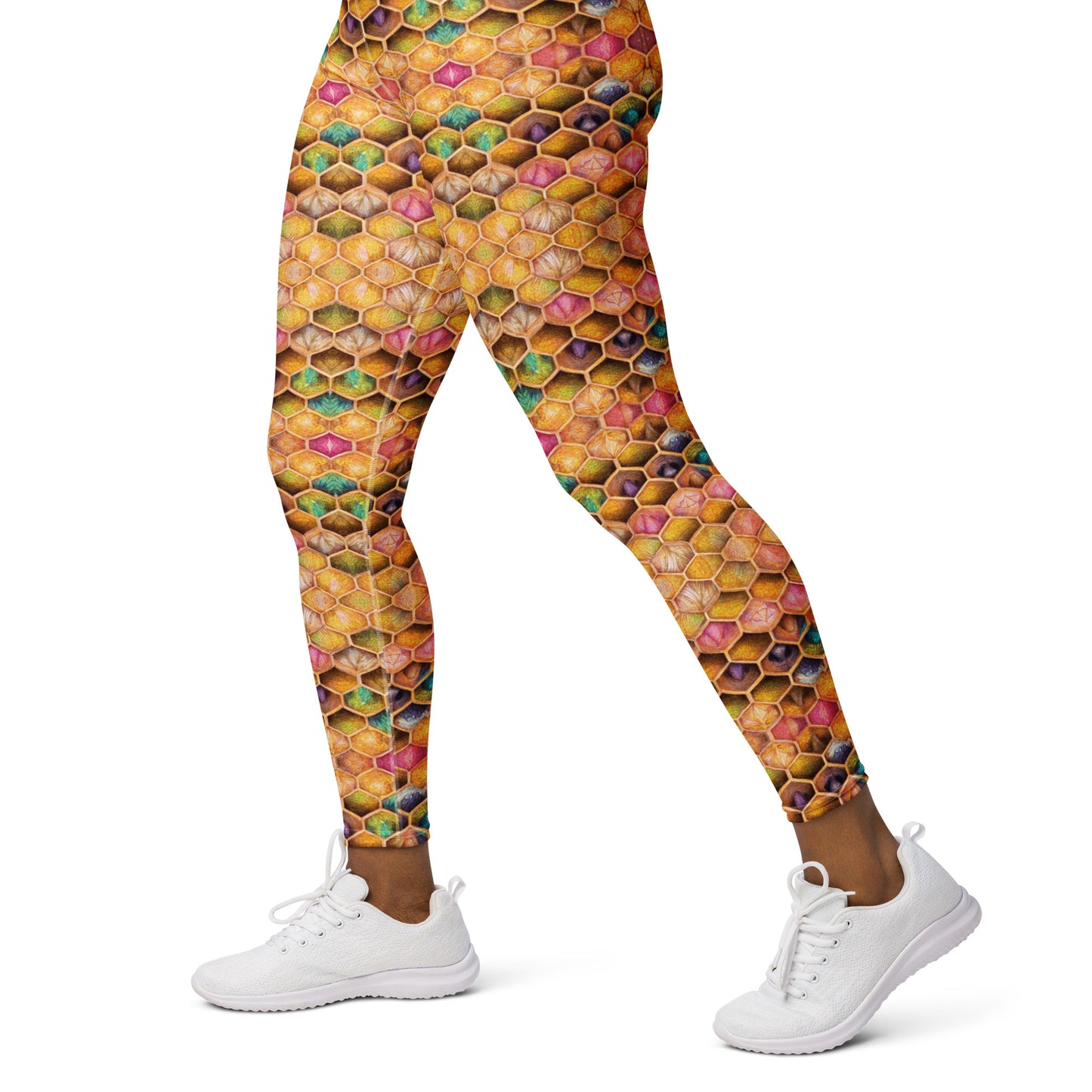 Rainbow Hive Radiance Yoga Leggings