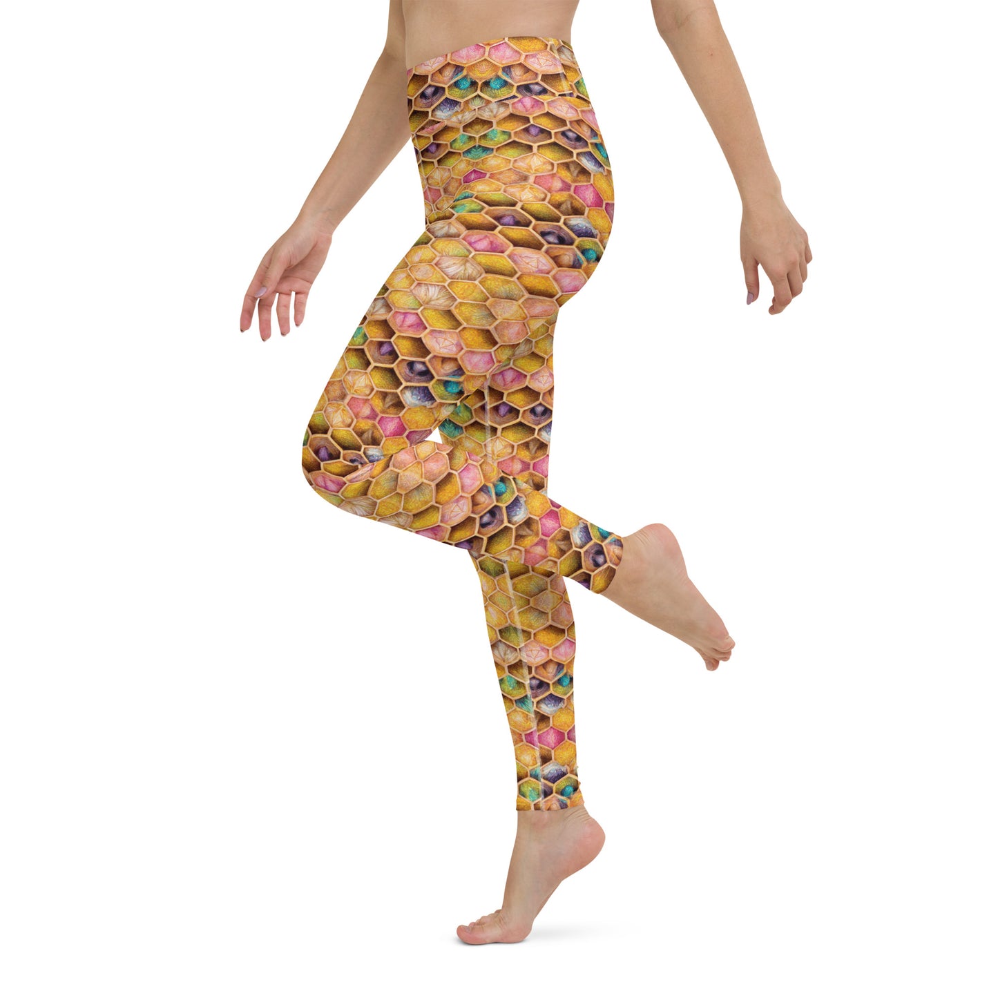 Rainbow Hive Radiance Yoga Leggings