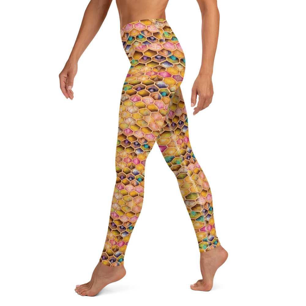 Rainbow Hive Radiance Yoga Leggings