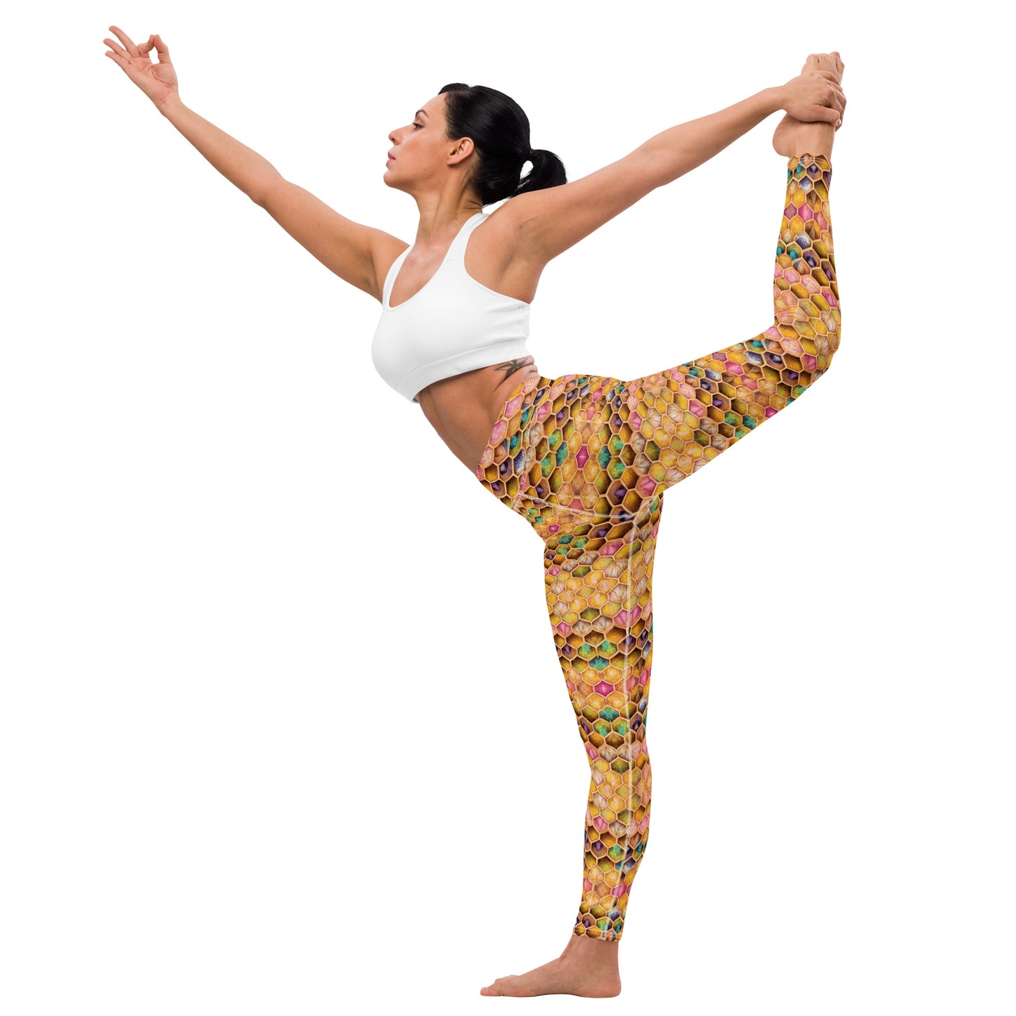 Rainbow Hive Radiance Yoga Leggings