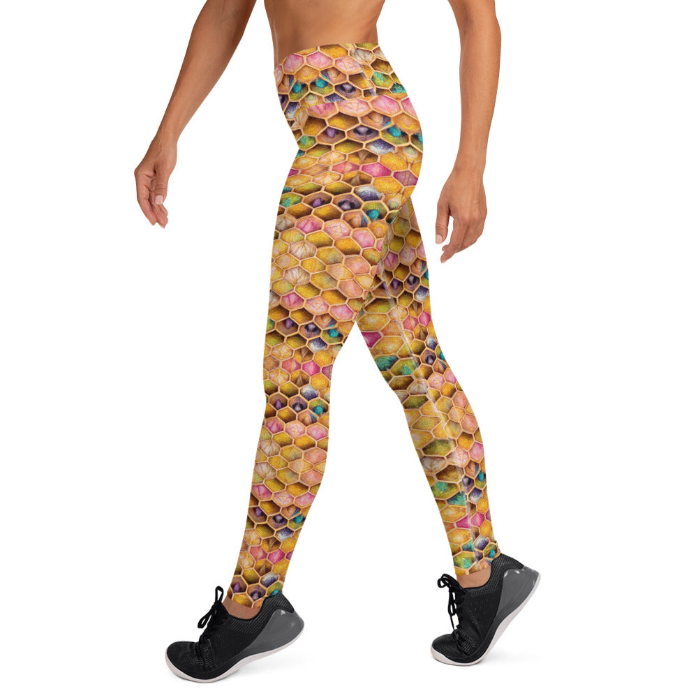 Rainbow Hive Radiance Yoga Leggings