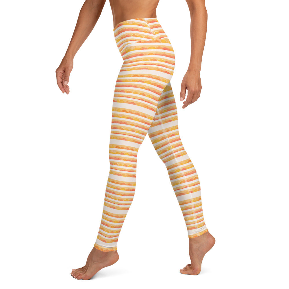 Rising Sun Yoga Leggings