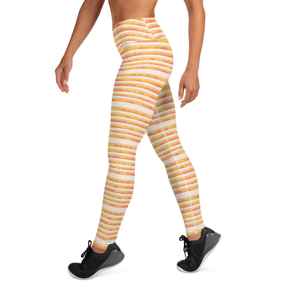 Rising Sun Yoga Leggings