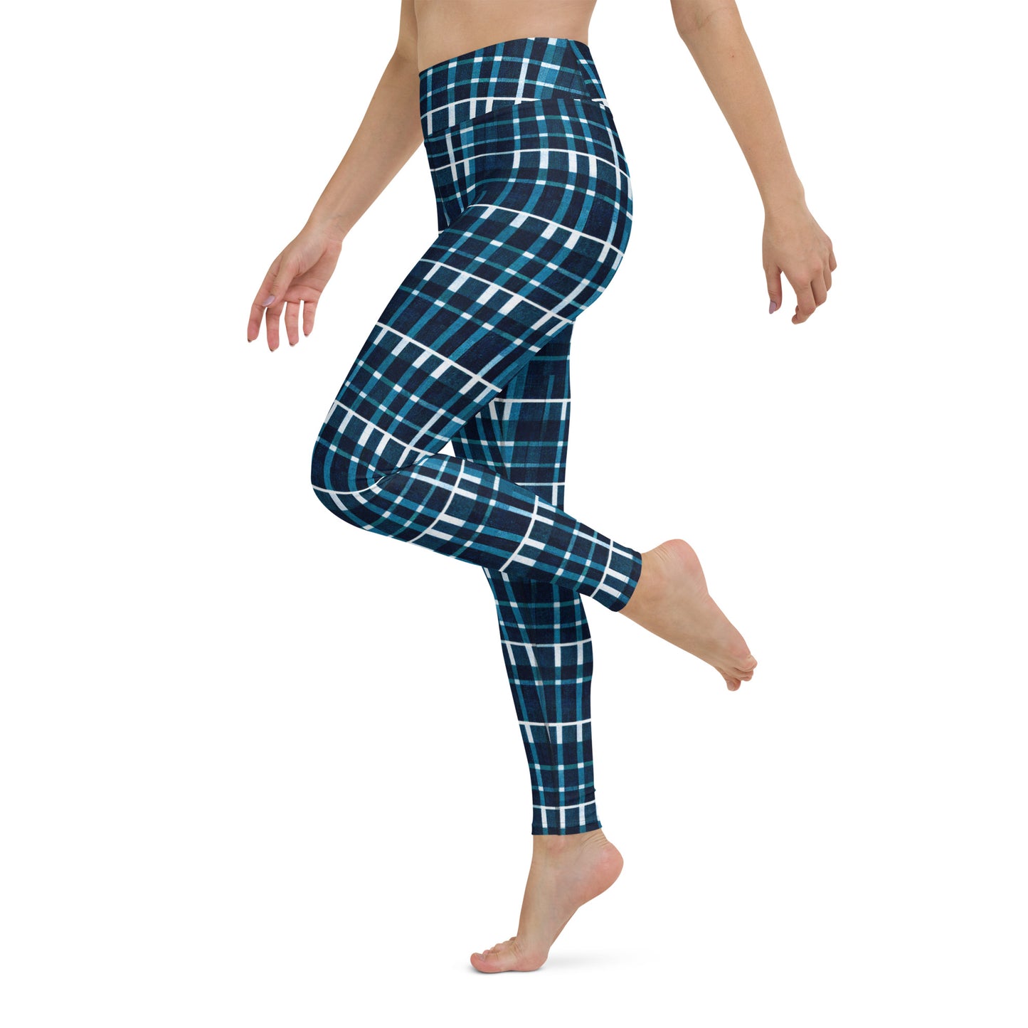 Royal Blue Scottish Heritage Yoga Leggings