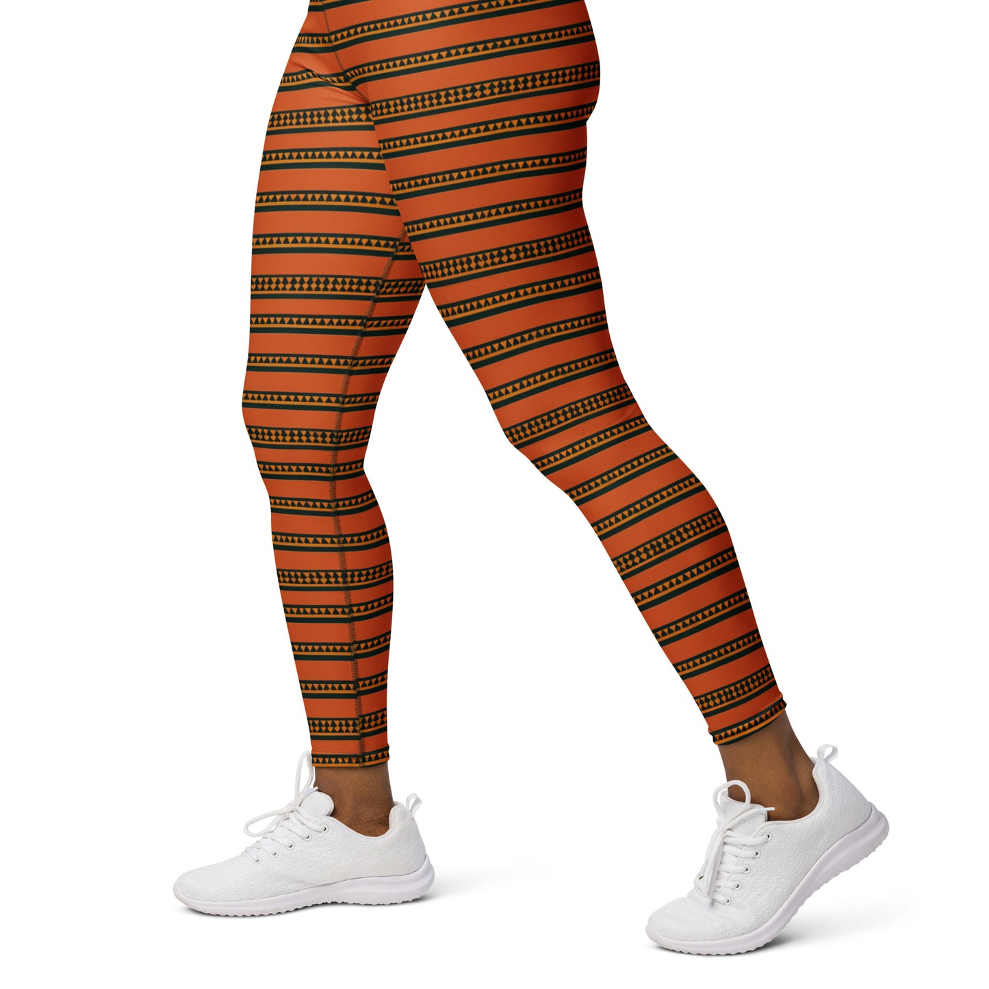 Timbuktu Tangerine Tapestry Yoga Leggings