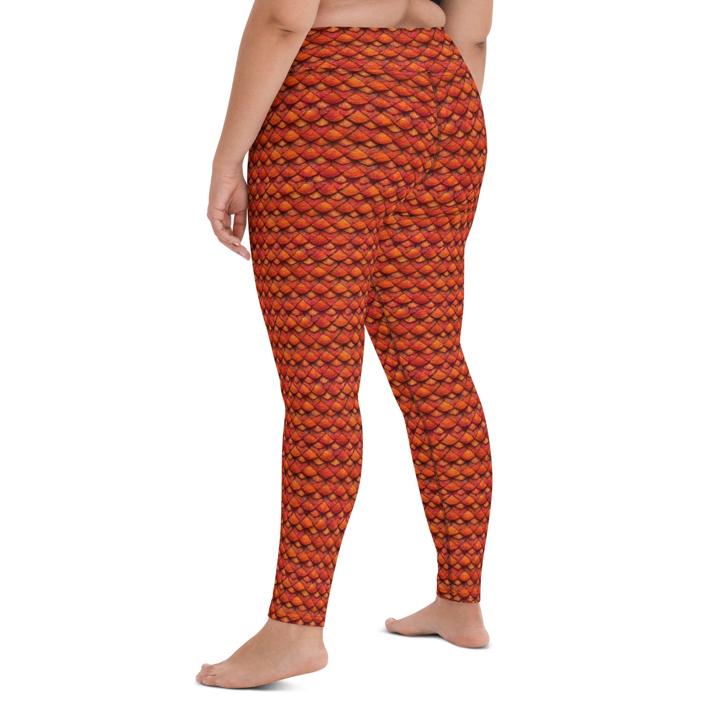 Kurtalor, the Infernal Sentinel of Joy and Peace Yoga Leggings