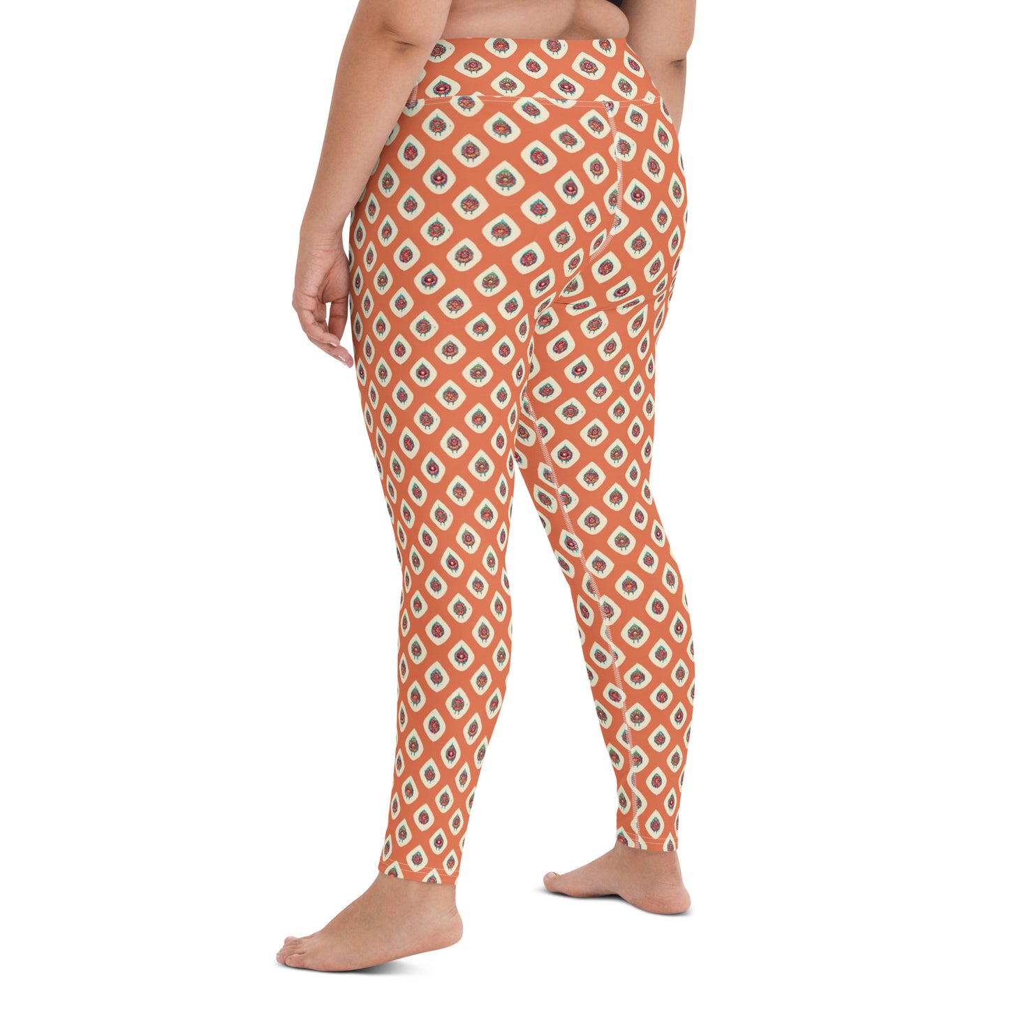 Mango Tango Yoga Leggings