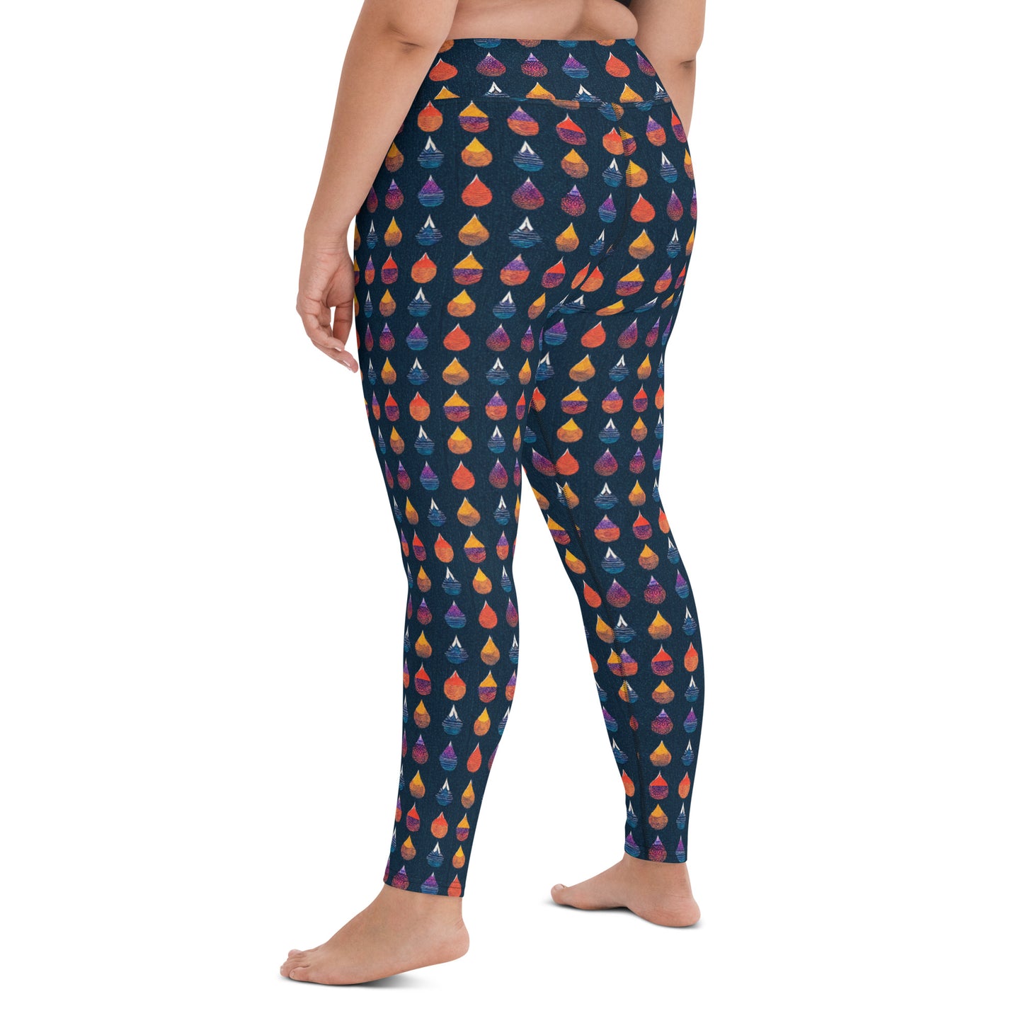 Prismatic Precipitation Yoga Leggings