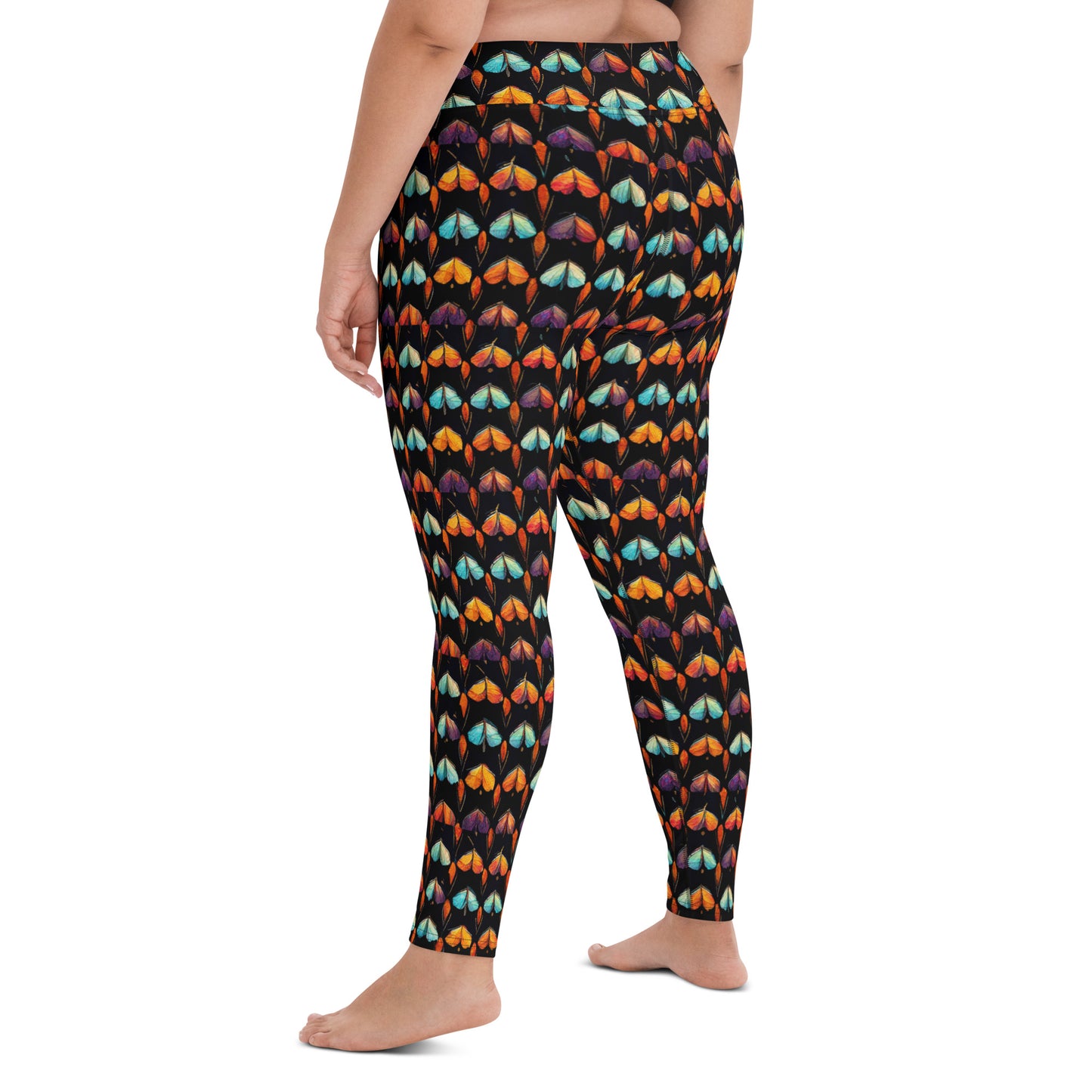 Quilted Wings Yoga Leggings