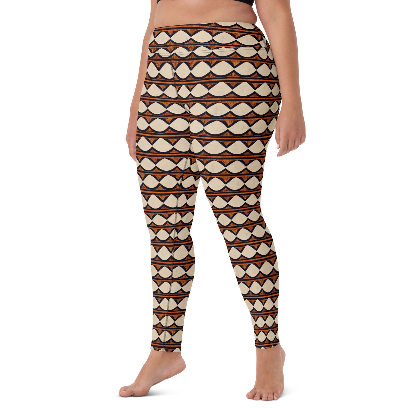 Kilimanjaro Creamsicle Yoga Leggings