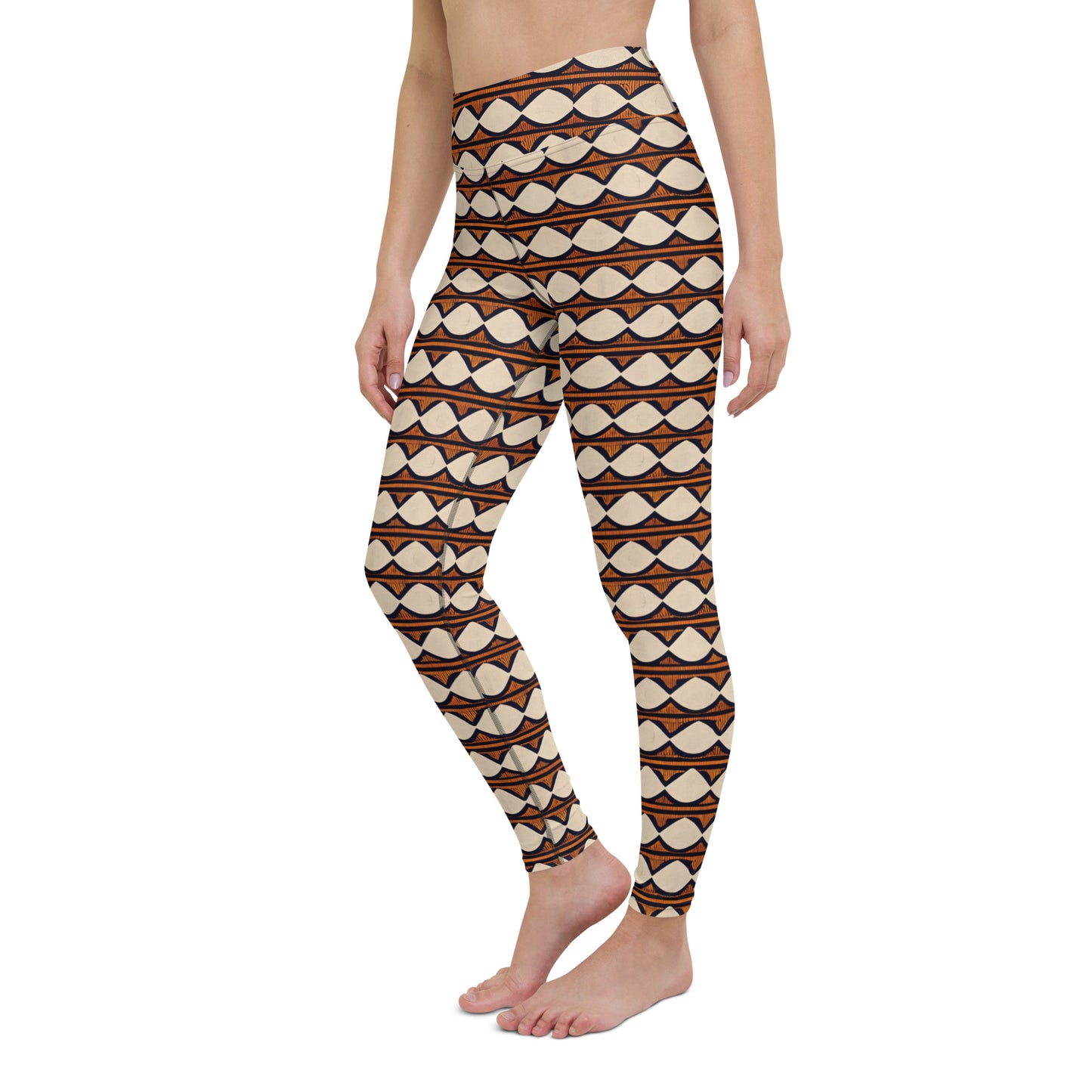 Kilimanjaro Creamsicle Yoga Leggings