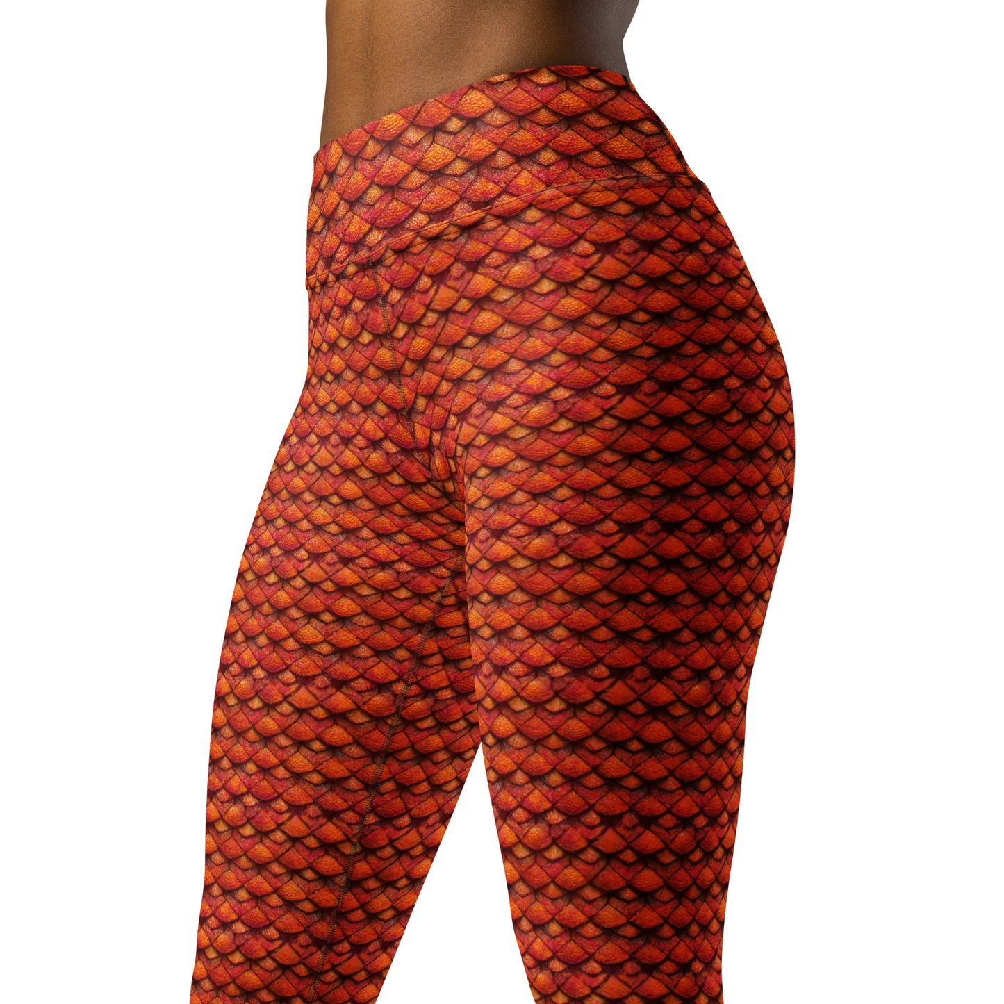 Kurtalor, the Infernal Sentinel of Joy and Peace Yoga Leggings