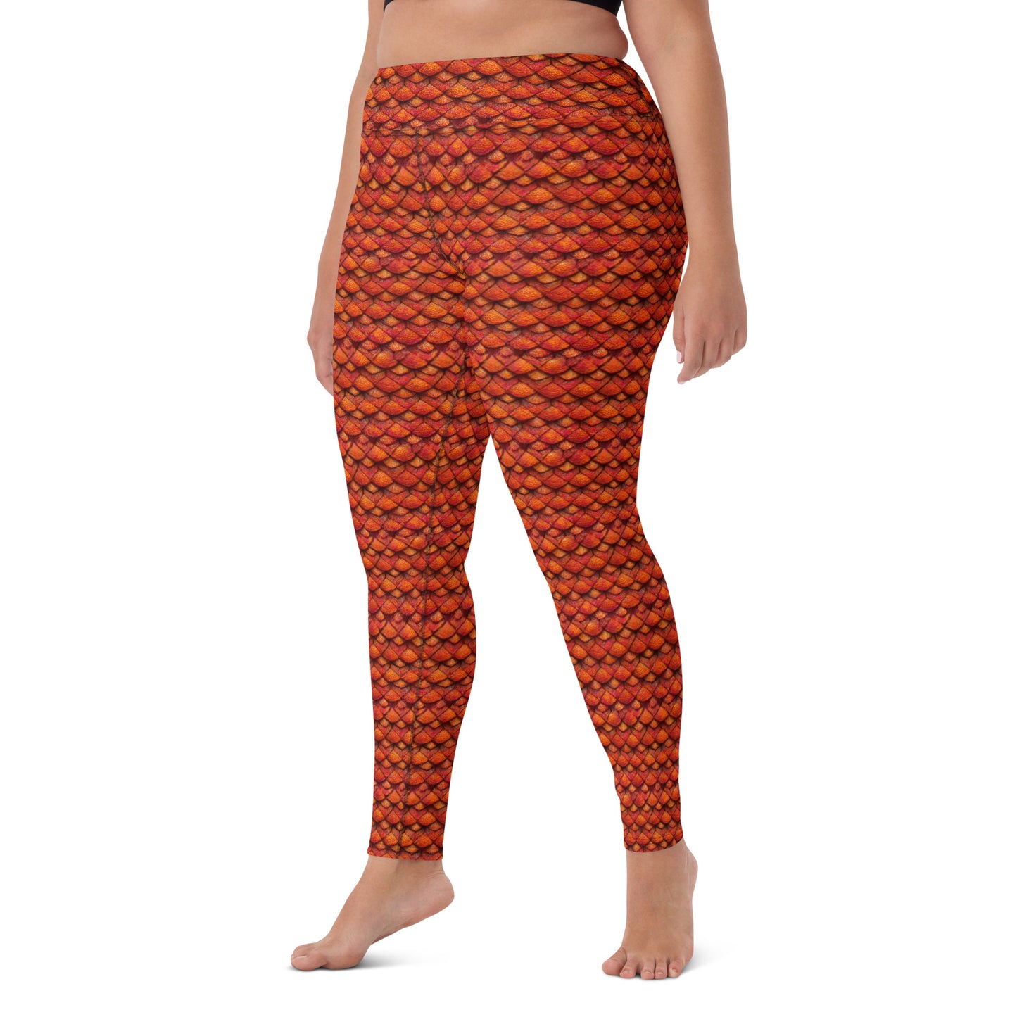 Kurtalor, the Infernal Sentinel of Joy and Peace Yoga Leggings