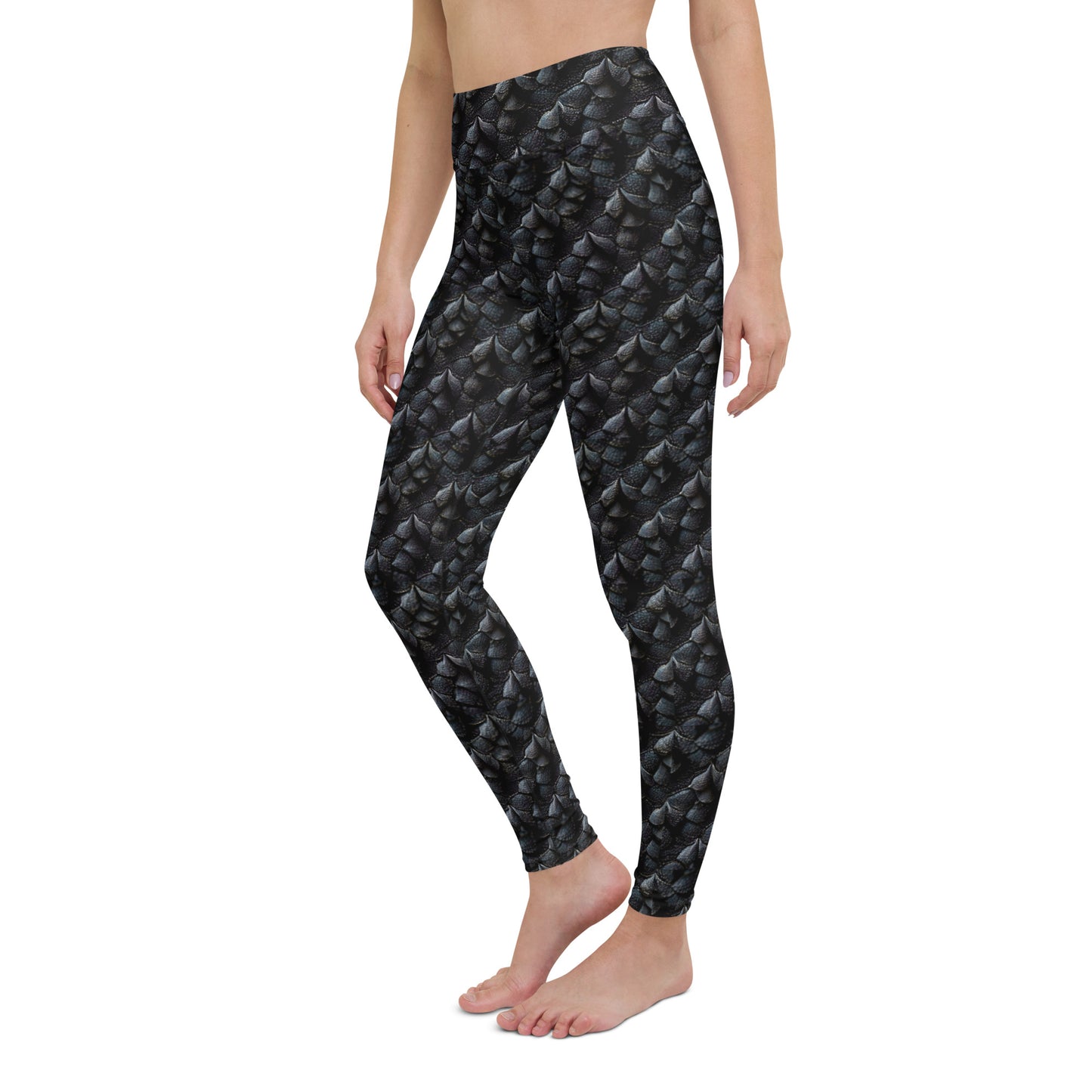 Onyxxor, the Cliff Sentinel Dragon Yoga Leggings