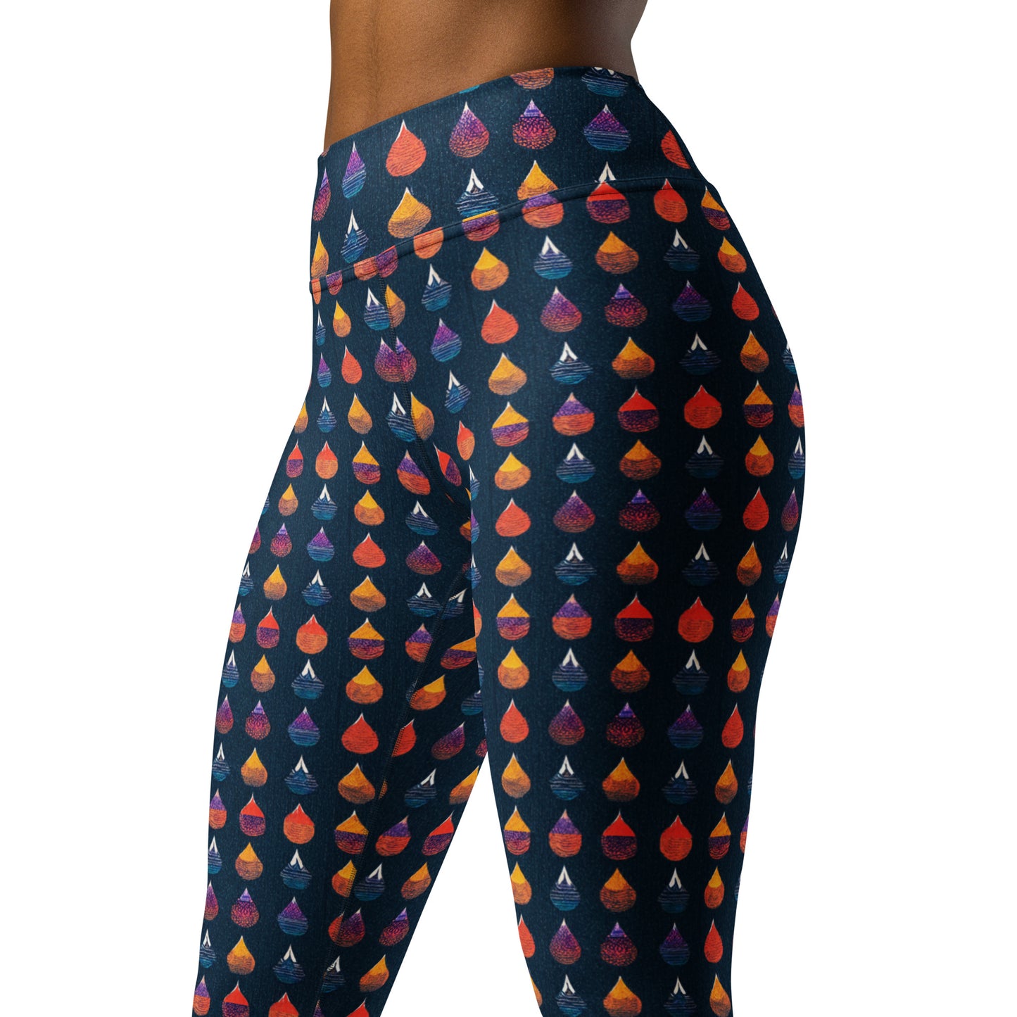 Prismatic Precipitation Yoga Leggings