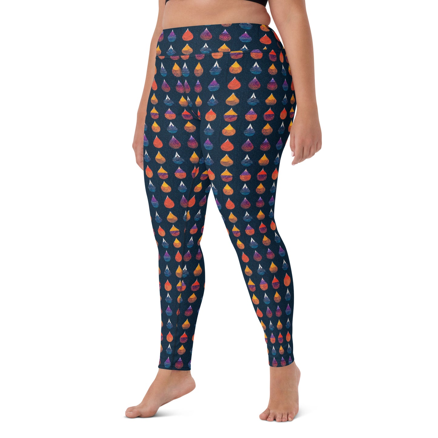 Prismatic Precipitation Yoga Leggings