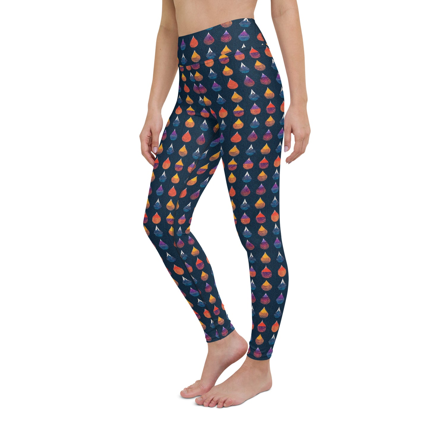 Prismatic Precipitation Yoga Leggings