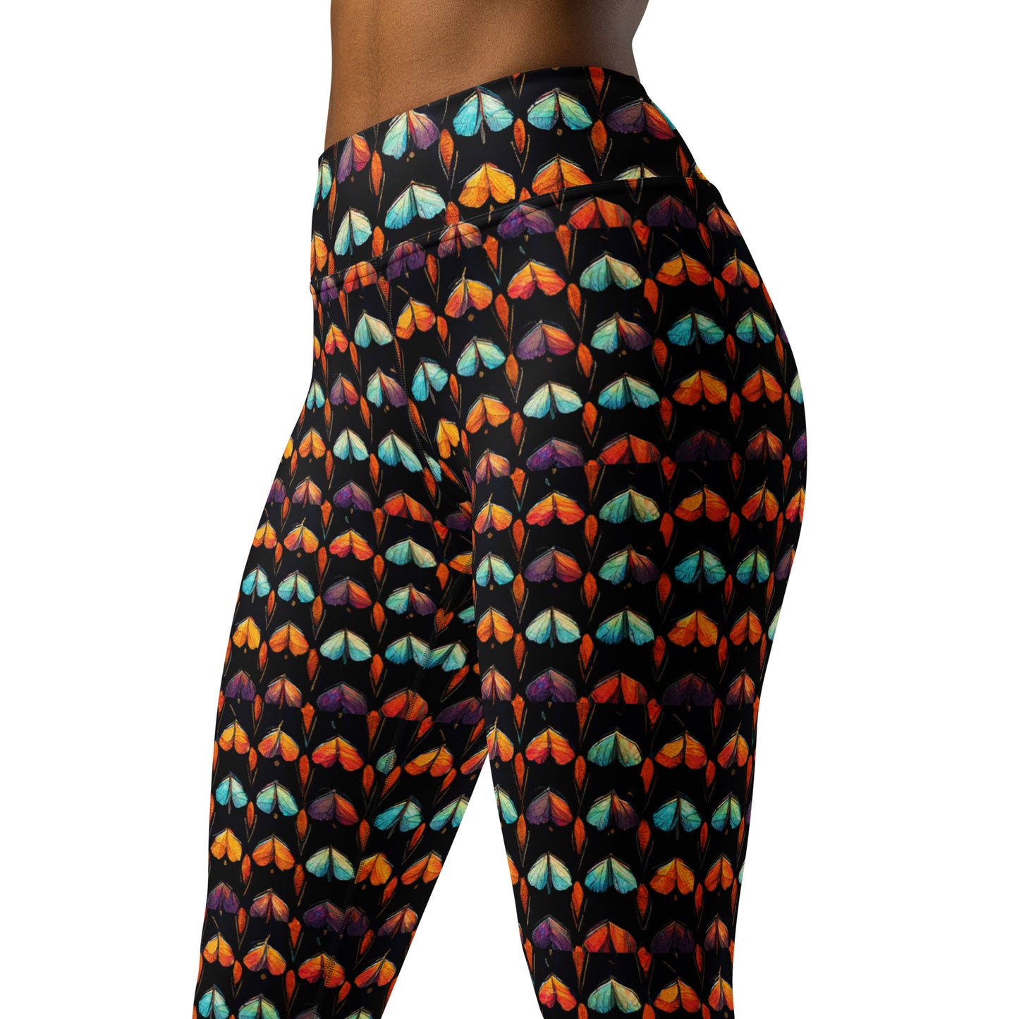 Quilted Wings Yoga Leggings