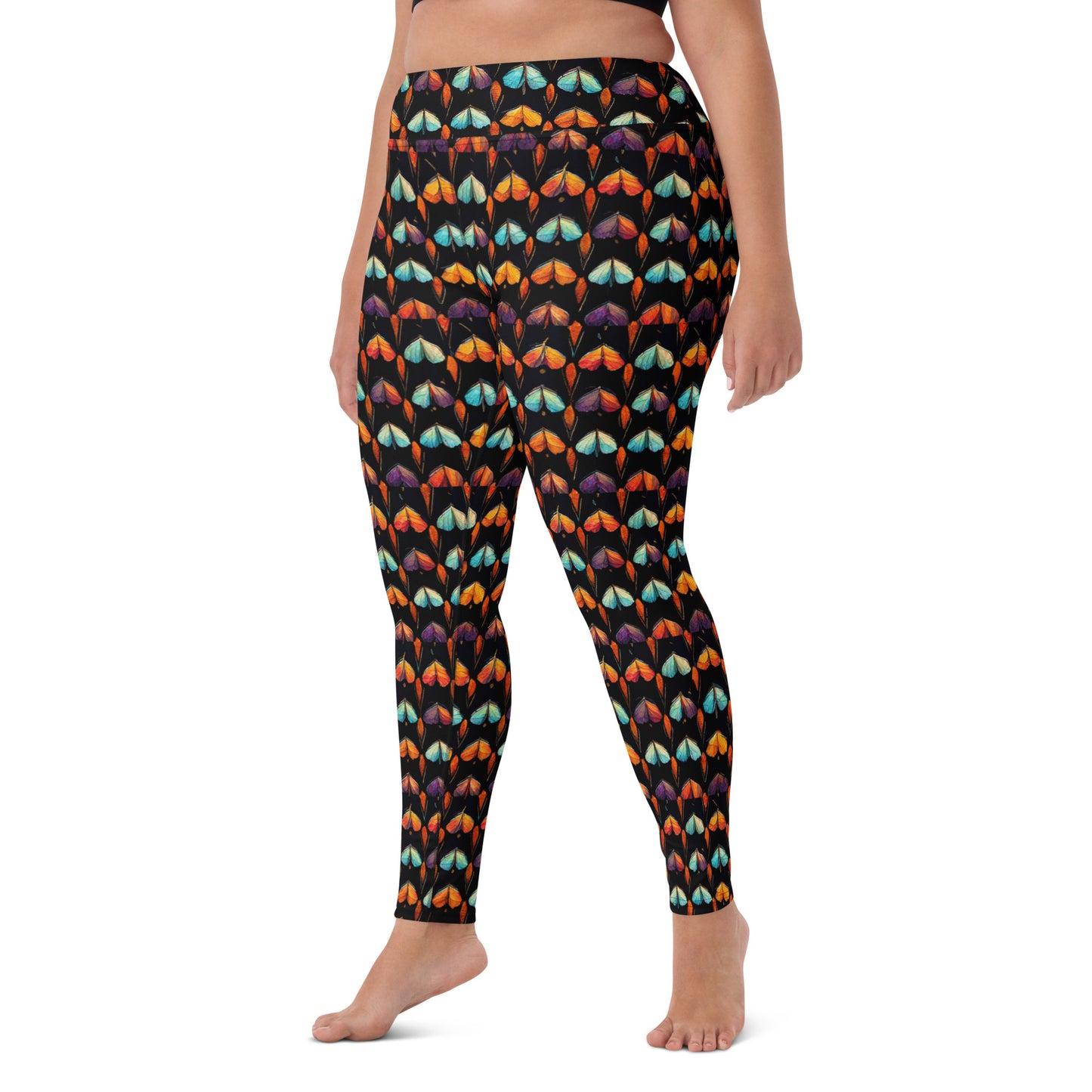 Quilted Wings Yoga Leggings