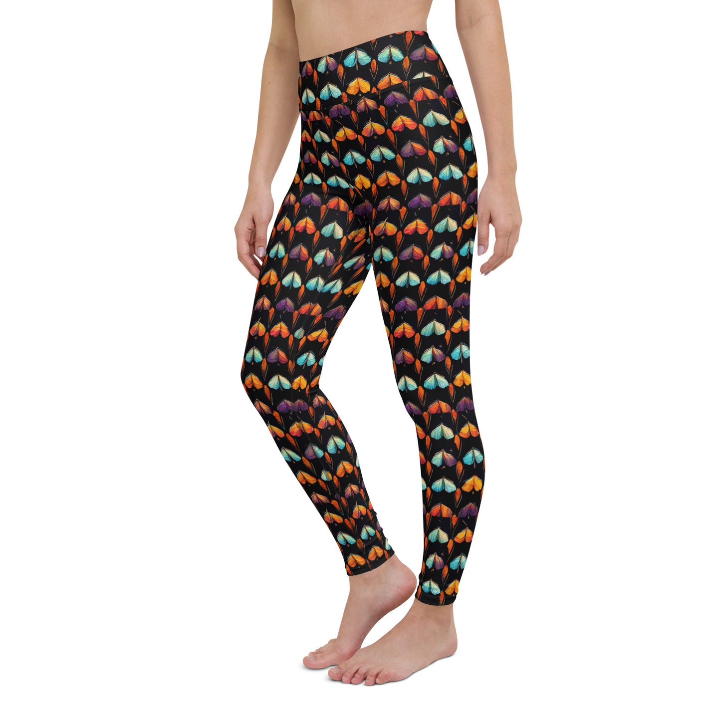 Quilted Wings Yoga Leggings