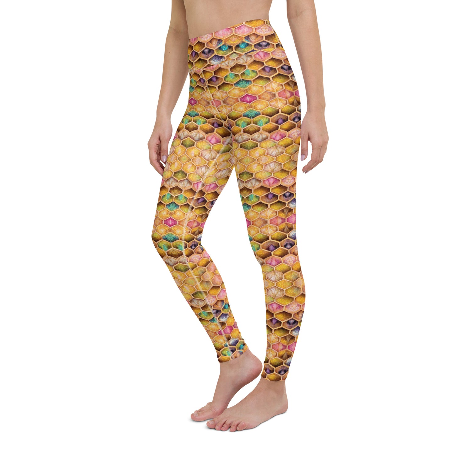 Rainbow Hive Radiance Yoga Leggings