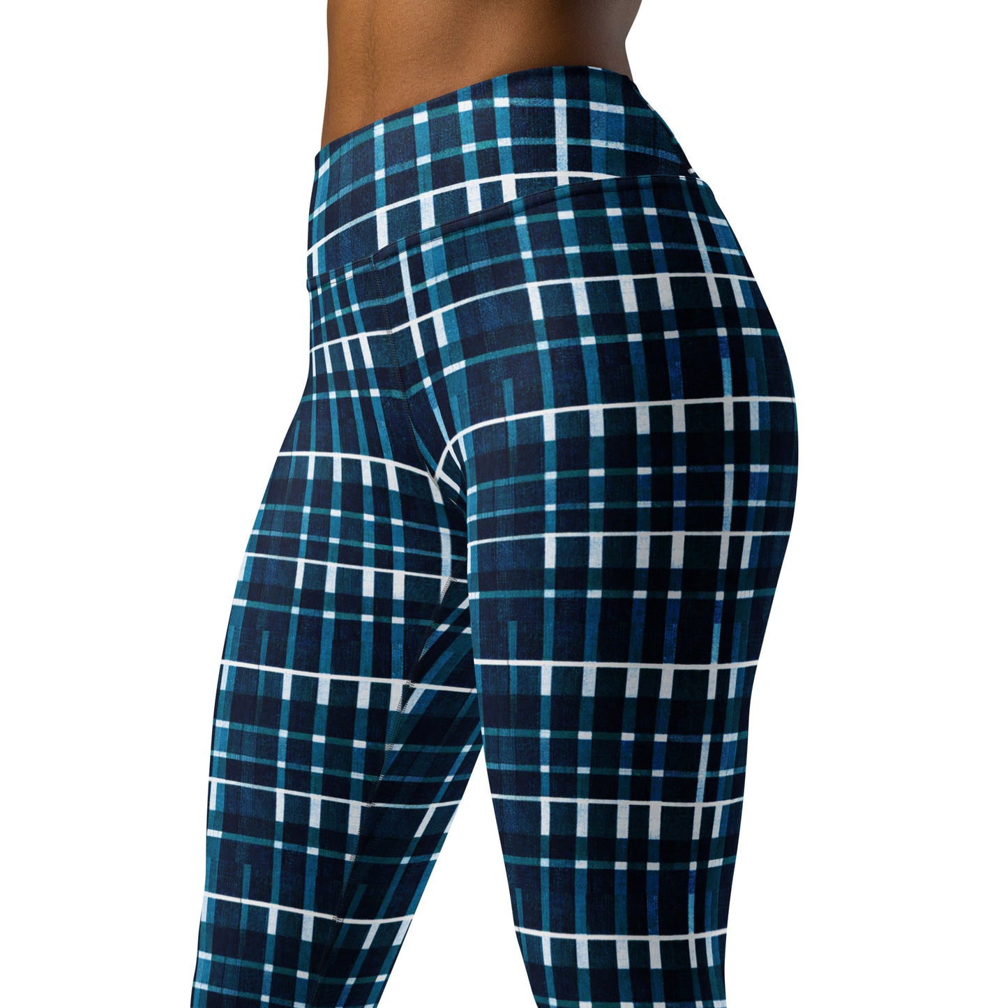 Royal Blue Scottish Heritage Yoga Leggings