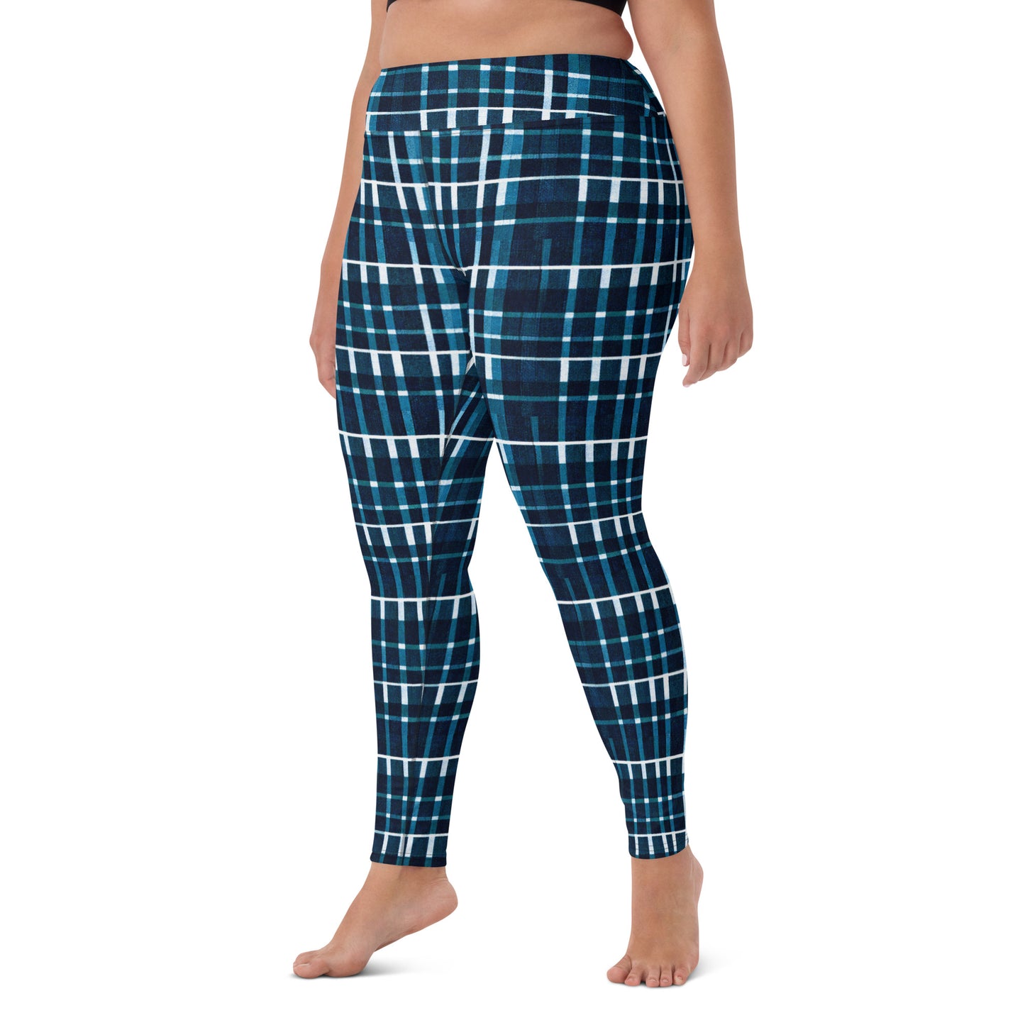 Royal Blue Scottish Heritage Yoga Leggings