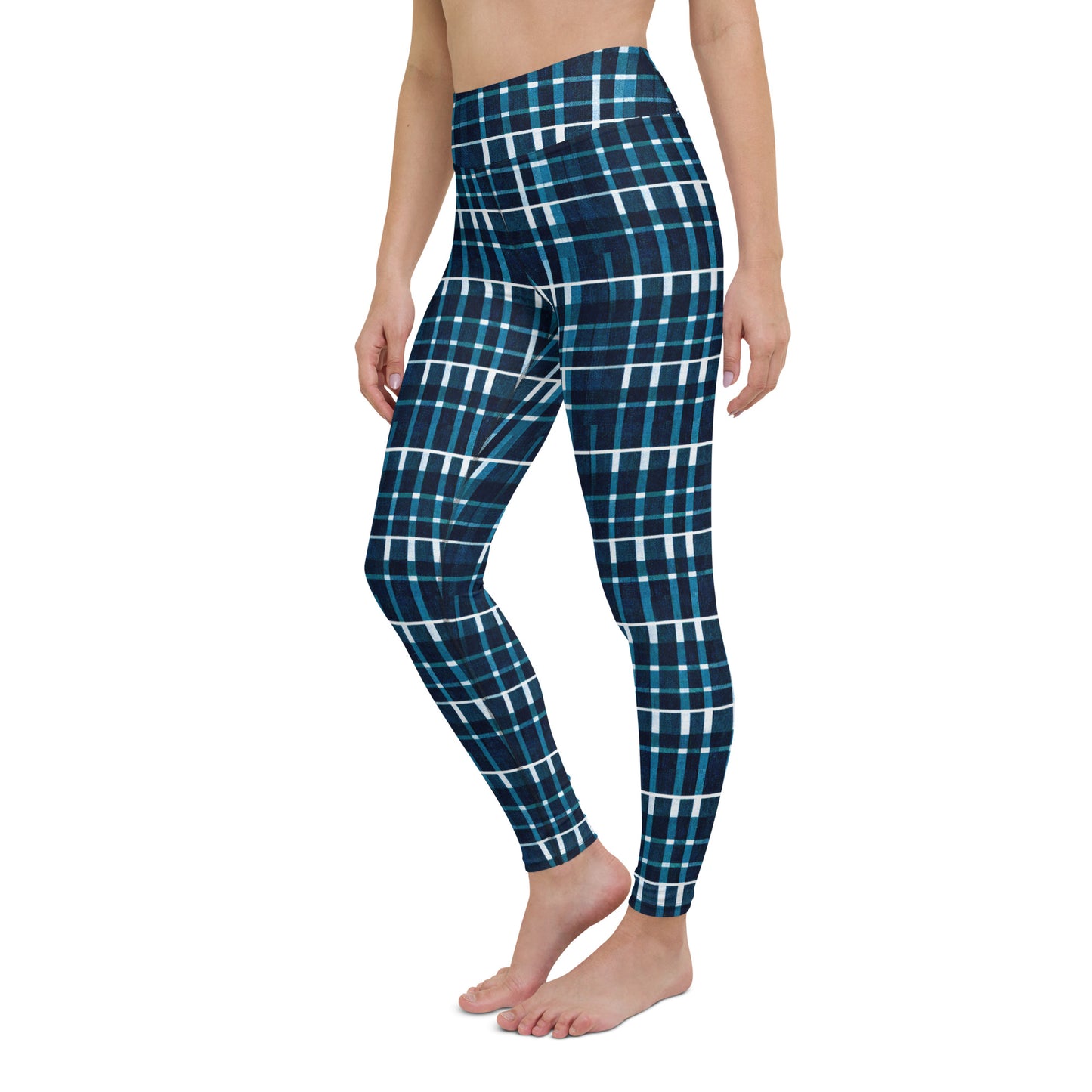 Royal Blue Scottish Heritage Yoga Leggings