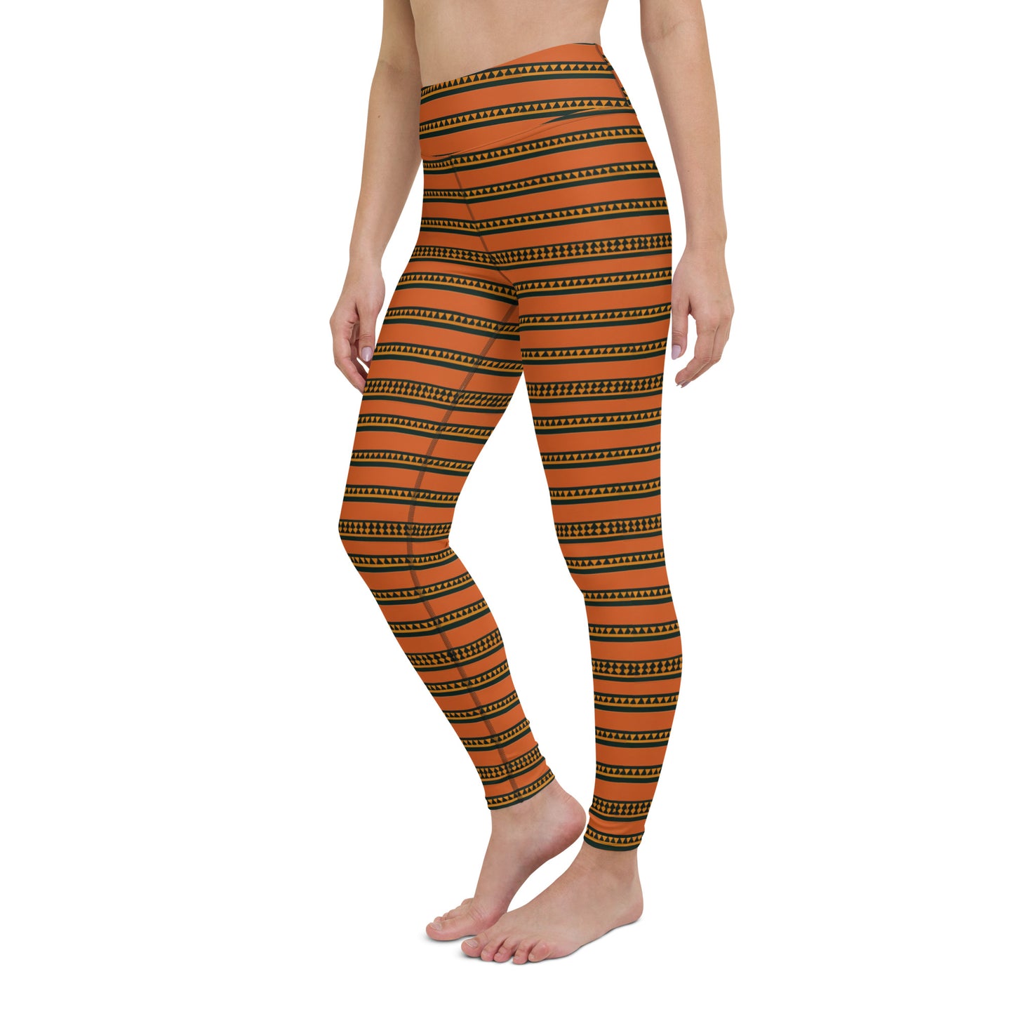 Timbuktu Tangerine Tapestry Yoga Leggings