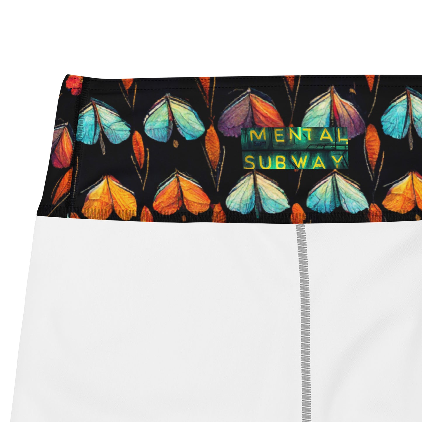 Quilted Wings Yoga Leggings