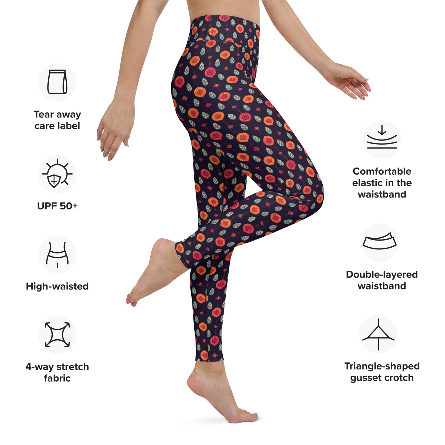 Free Spirited Flora Yoga Leggings