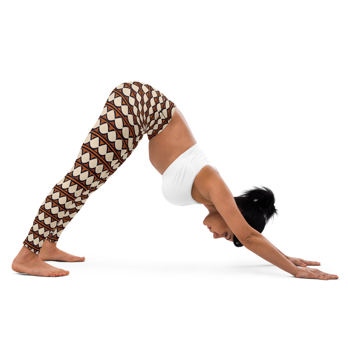 Kilimanjaro Creamsicle Yoga Leggings