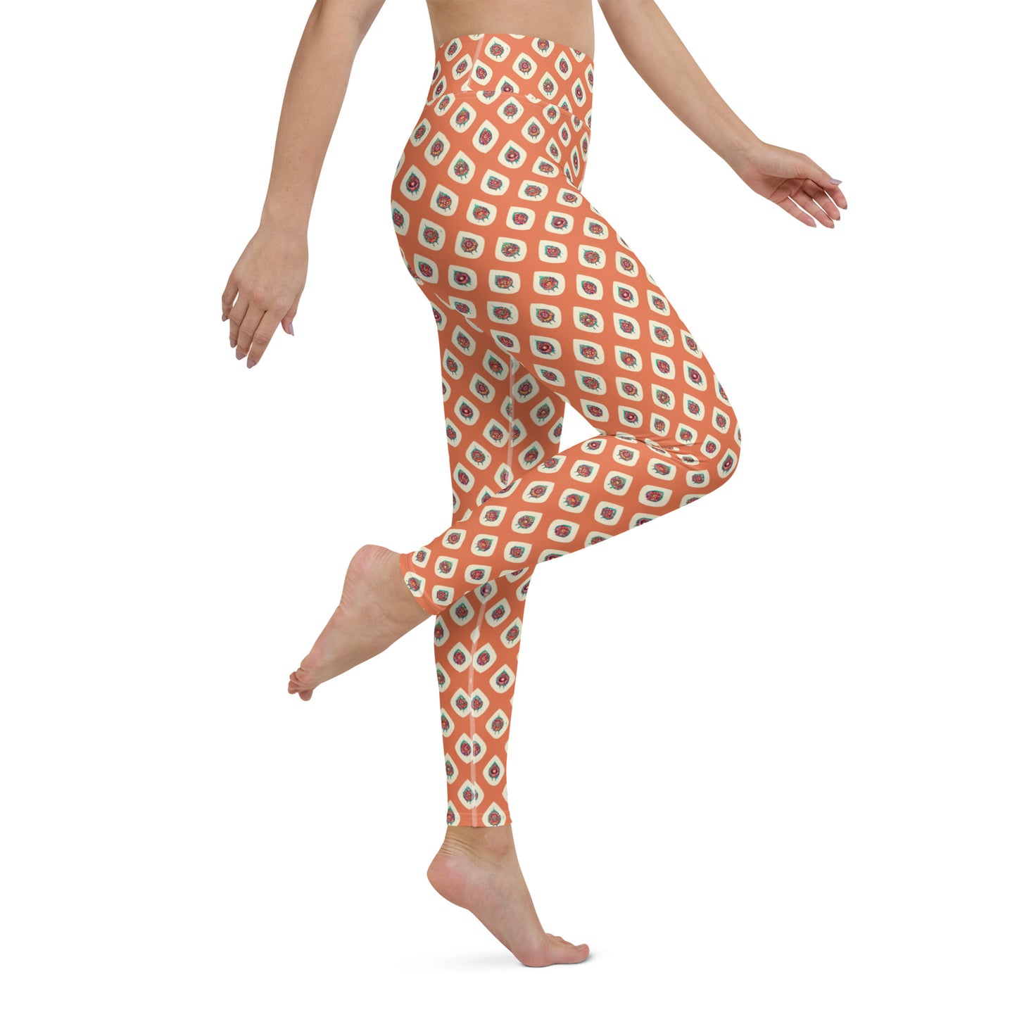 Mango Tango Yoga Leggings