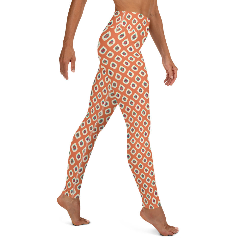 Mango Tango Yoga Leggings