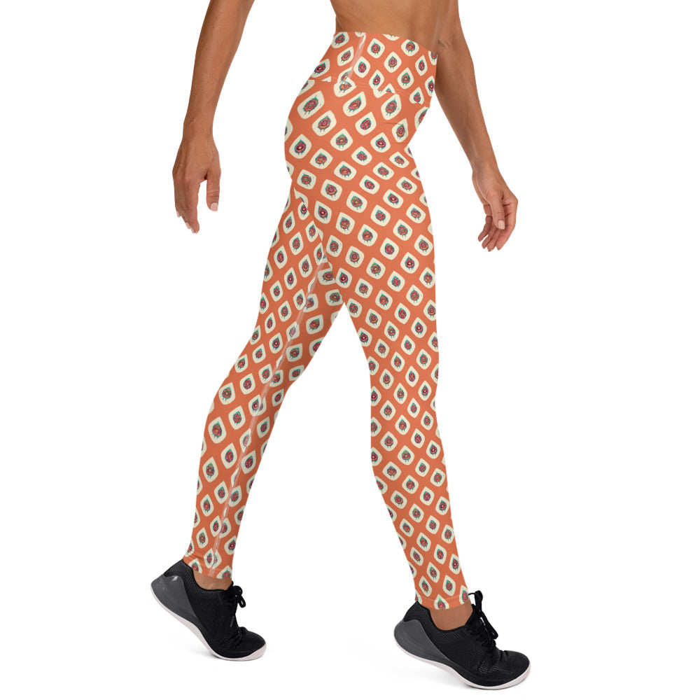 Mango Tango Yoga Leggings