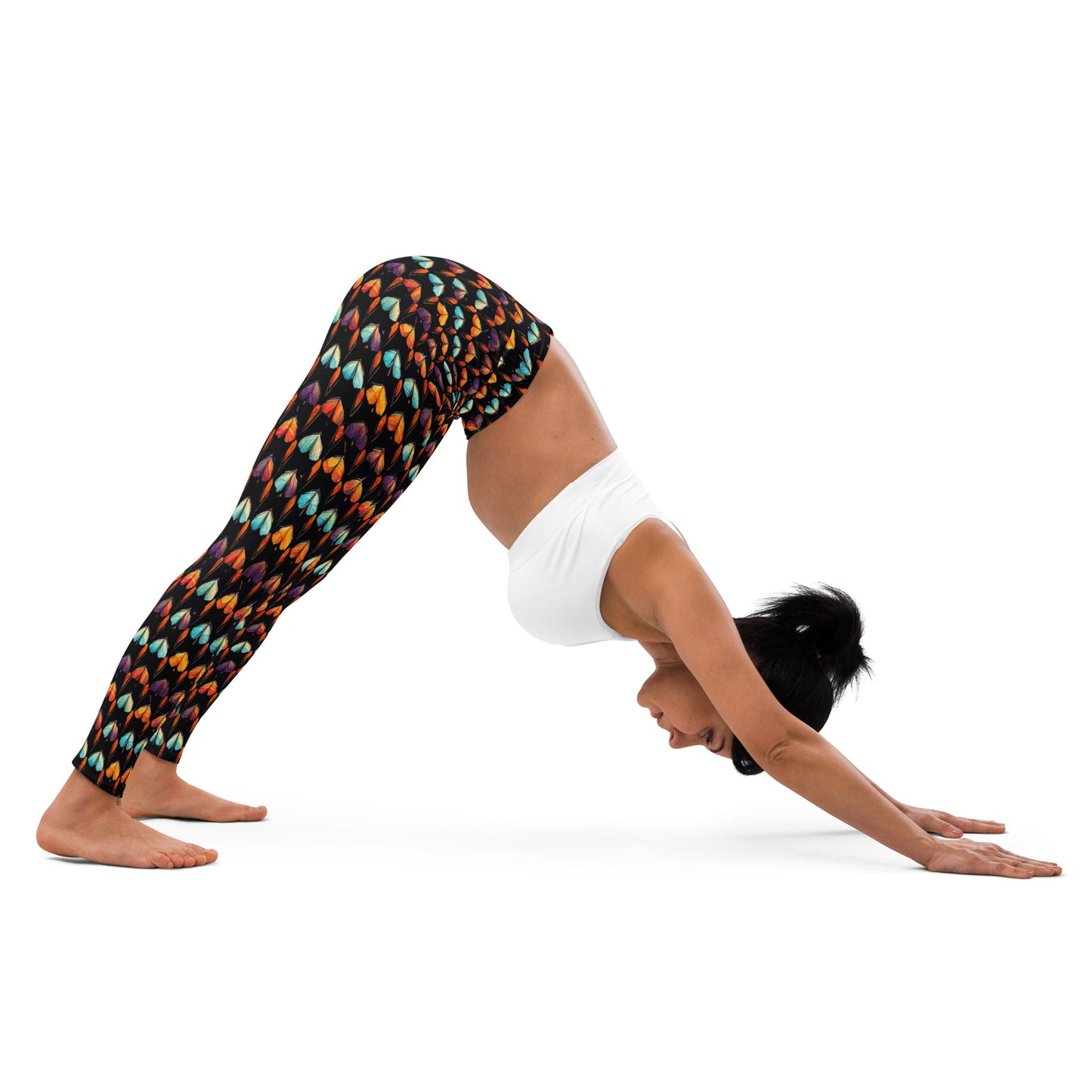 Quilted Wings Yoga Leggings