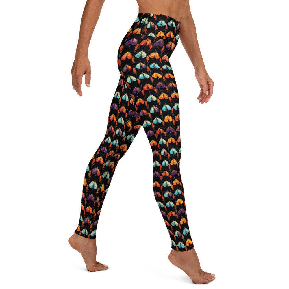 Quilted Wings Yoga Leggings