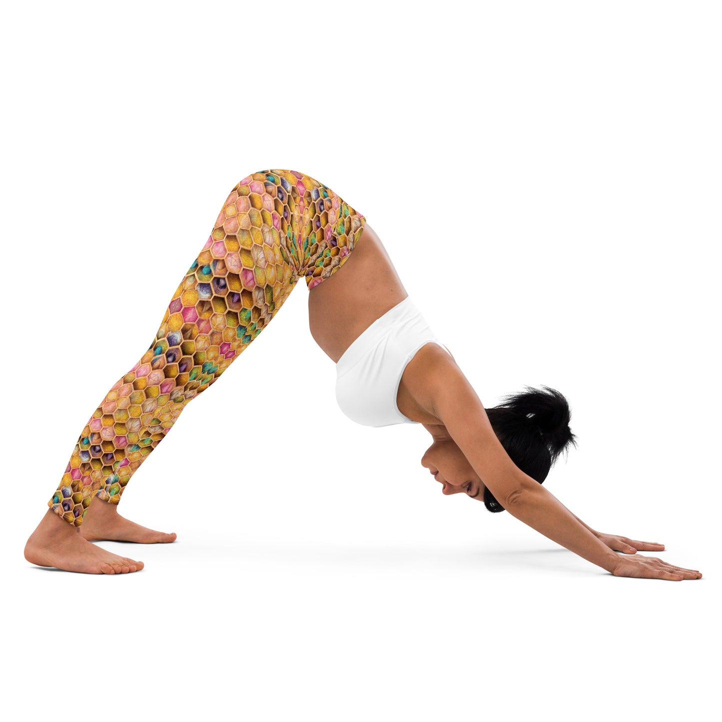 Rainbow Hive Radiance Yoga Leggings