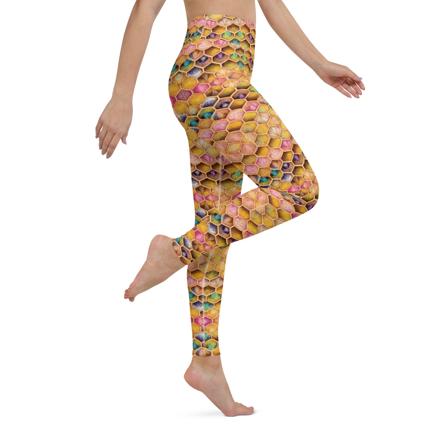 Rainbow Hive Radiance Yoga Leggings