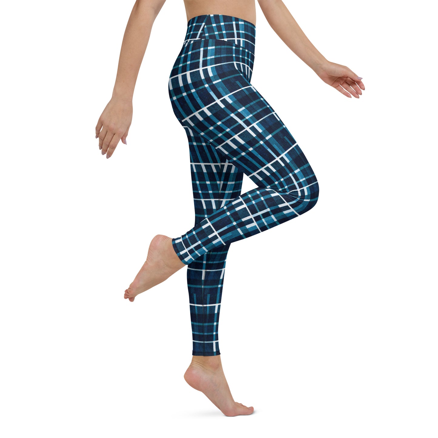 Royal Blue Scottish Heritage Yoga Leggings