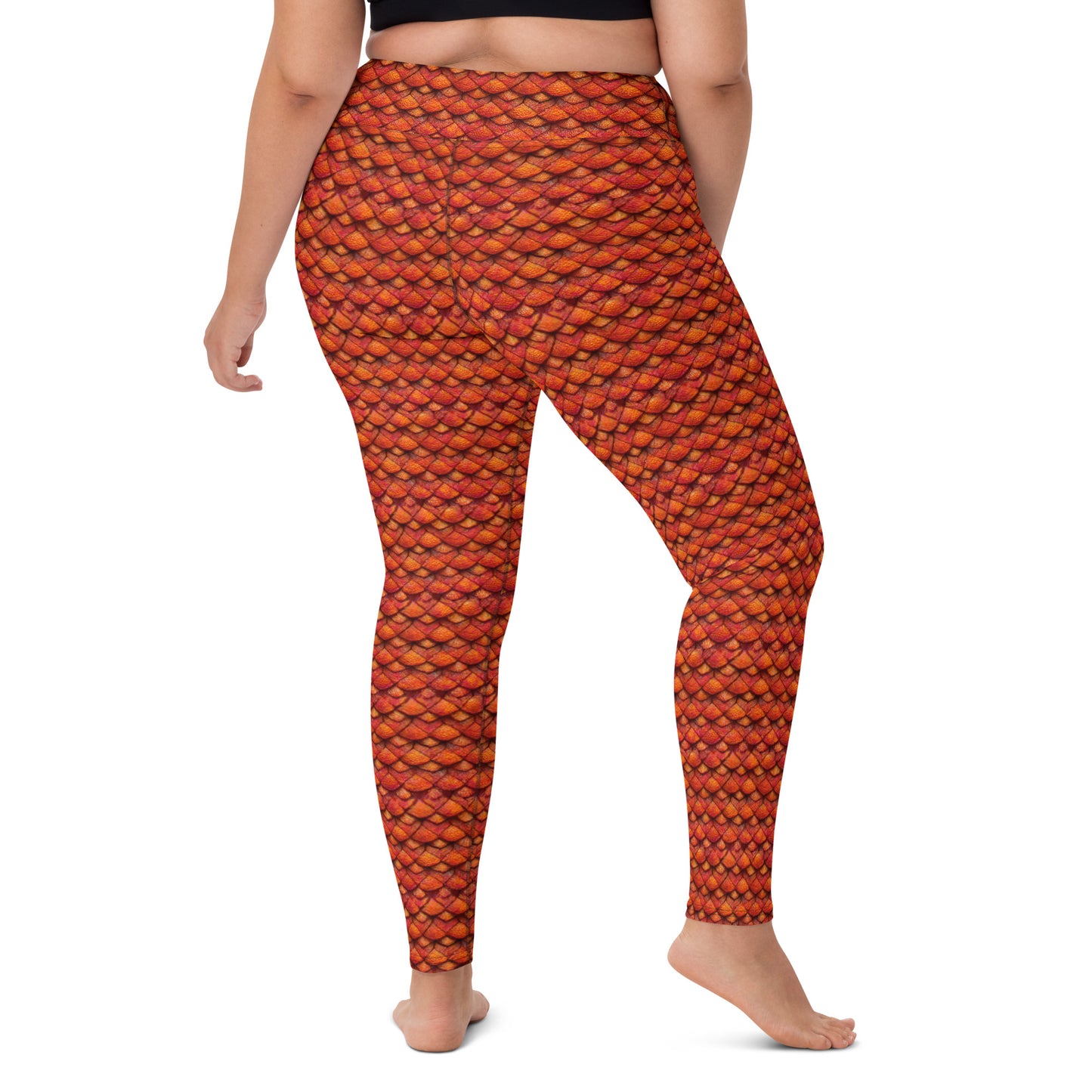 Kurtalor, the Infernal Sentinel of Joy and Peace Yoga Leggings