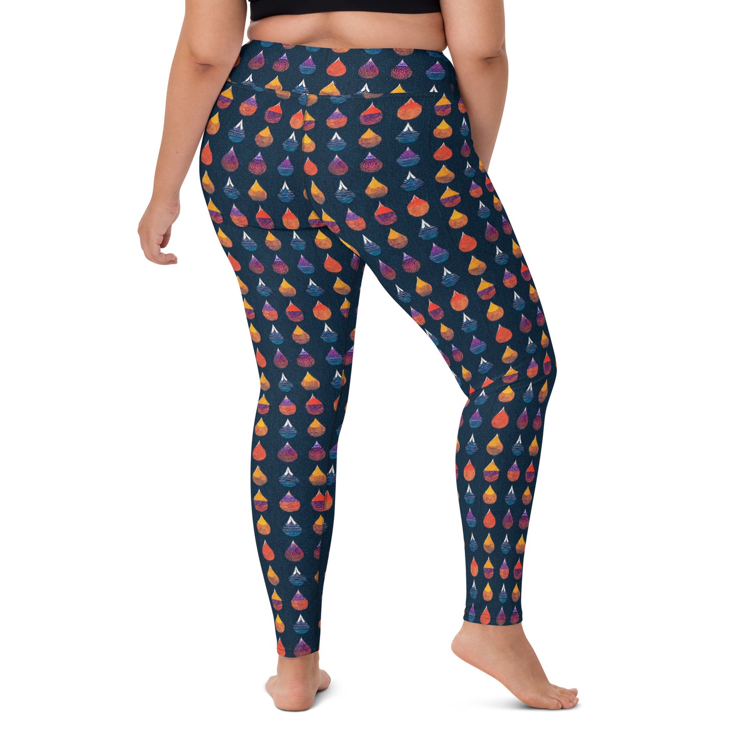 Prismatic Precipitation Yoga Leggings