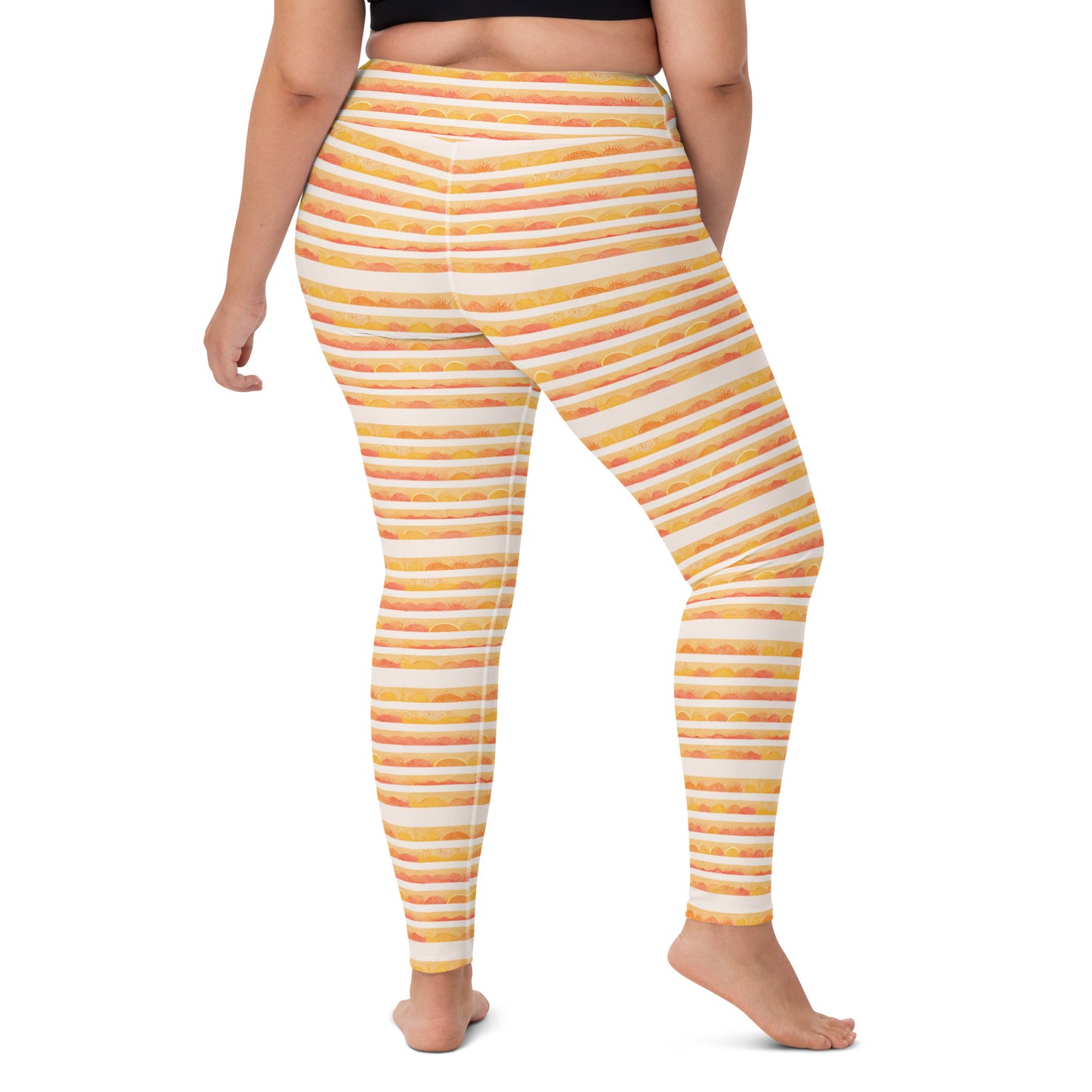 Rising Sun Yoga Leggings