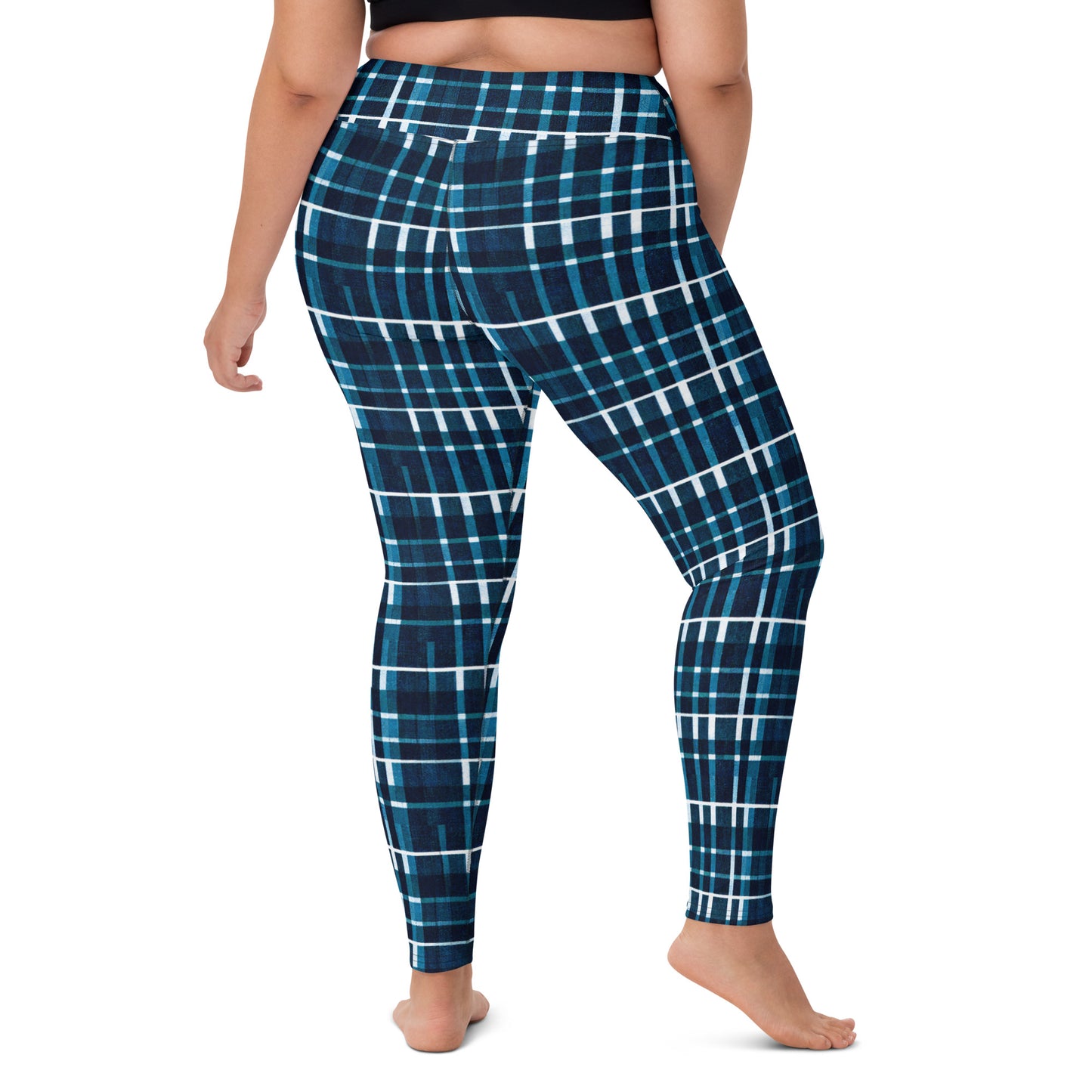 Royal Blue Scottish Heritage Yoga Leggings