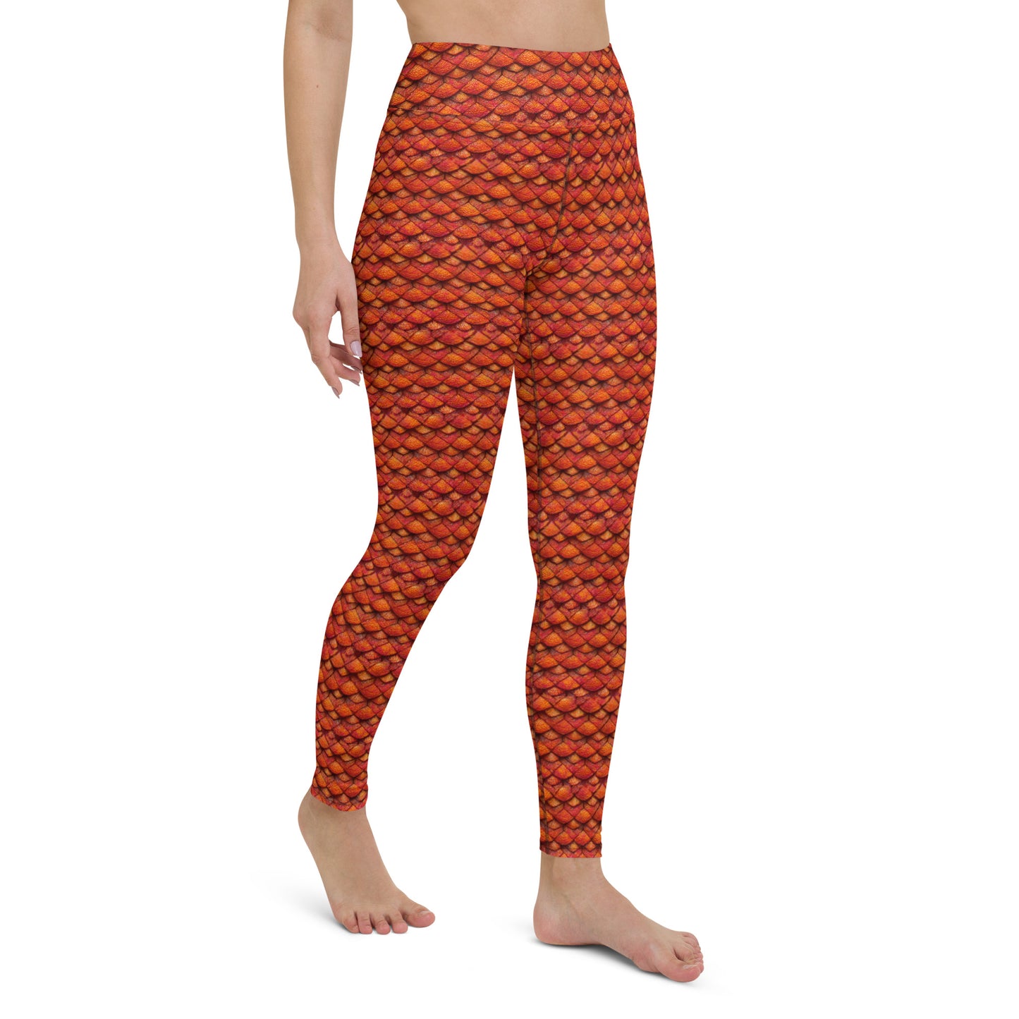 Kurtalor, the Infernal Sentinel of Joy and Peace Yoga Leggings