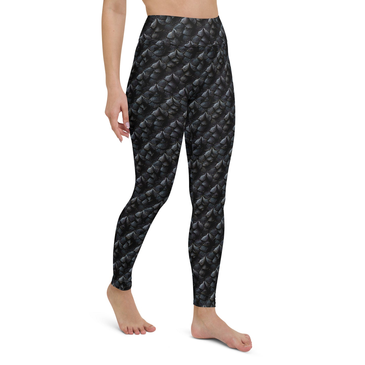 Onyxxor, the Cliff Sentinel Dragon Yoga Leggings