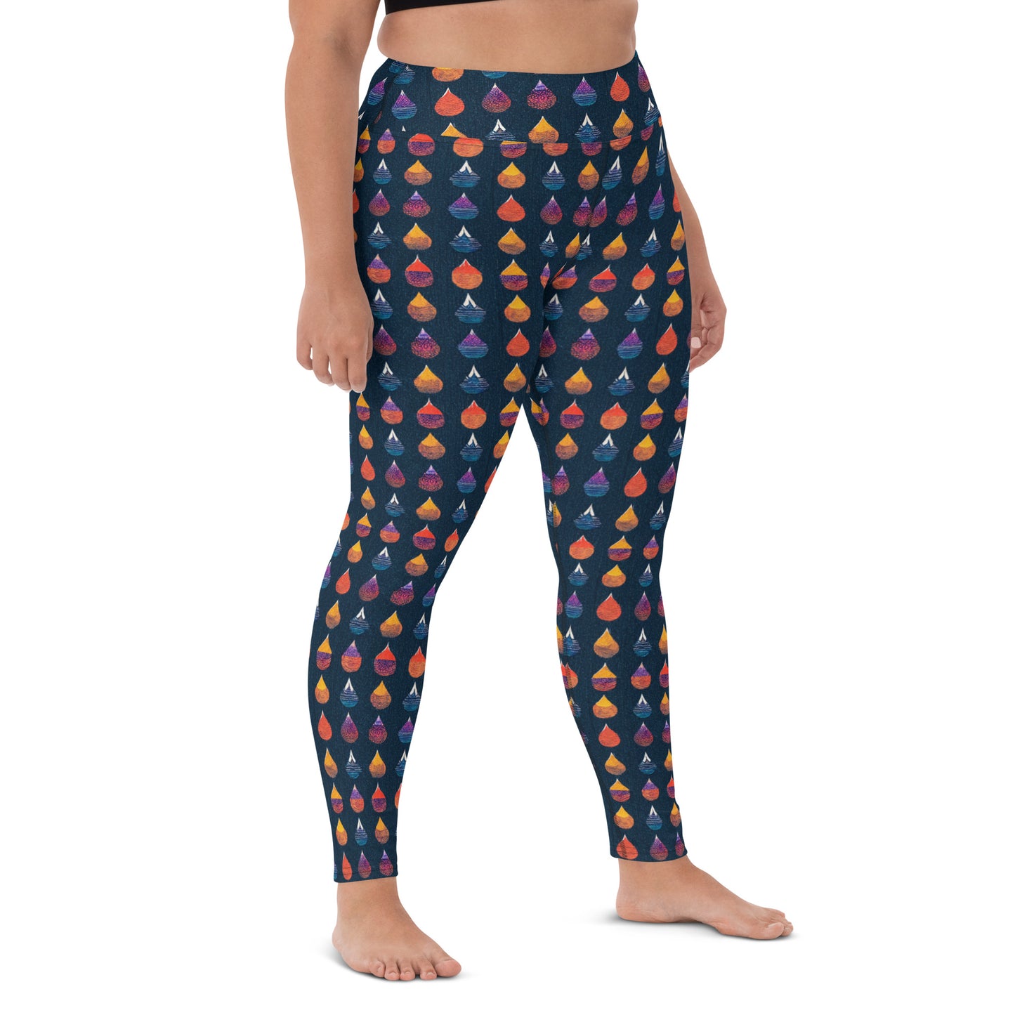 Prismatic Precipitation Yoga Leggings