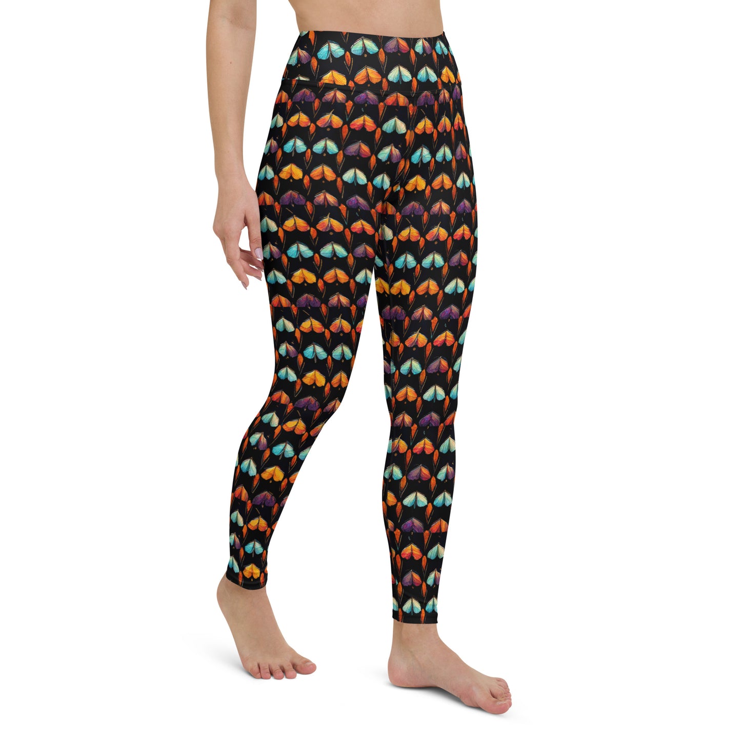 Quilted Wings Yoga Leggings