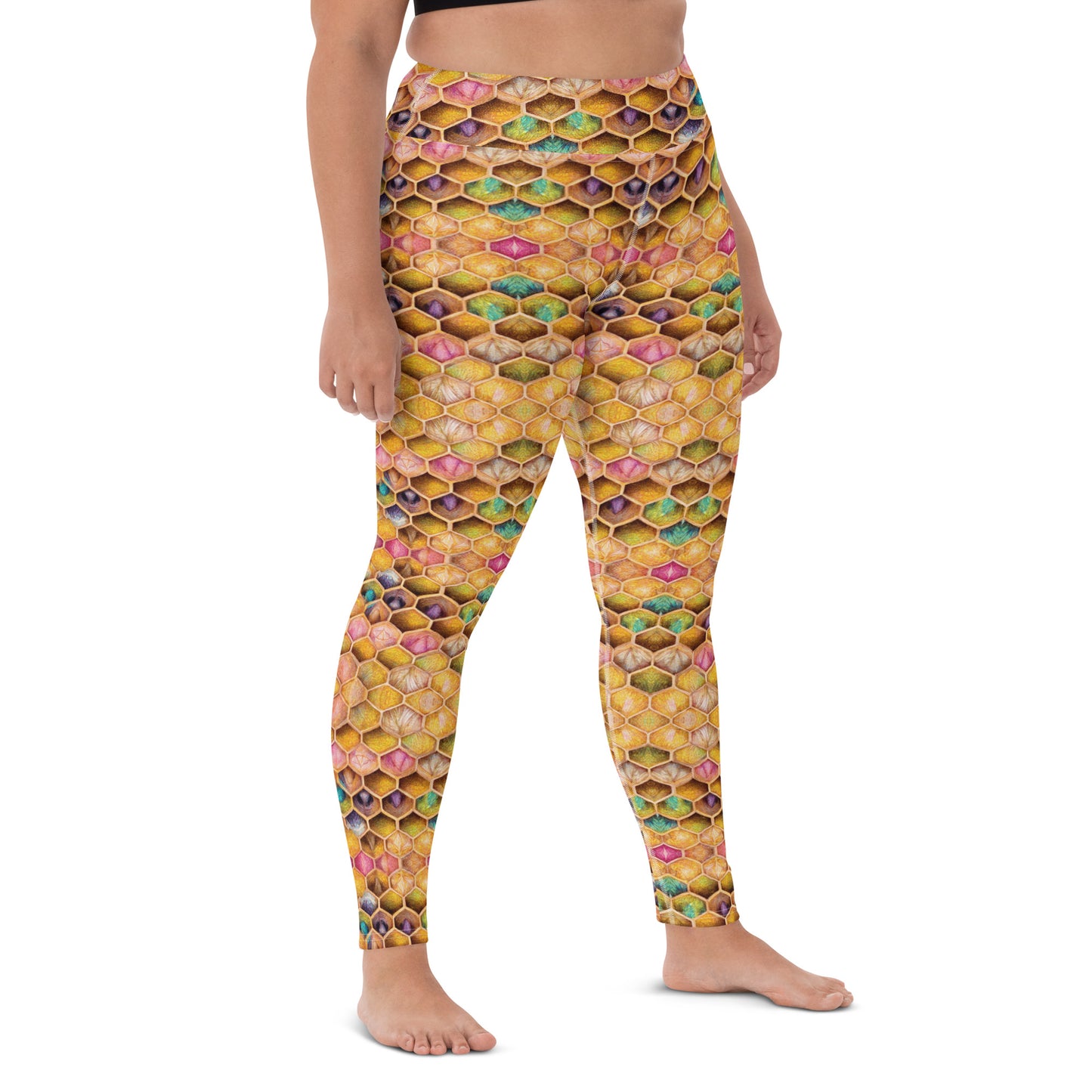 Rainbow Hive Radiance Yoga Leggings